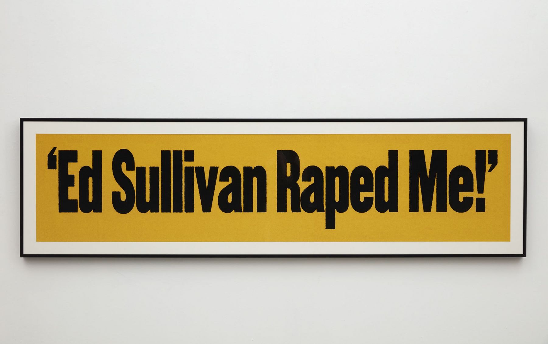 Headline #1, 2006, C-print Image: 22 1/2 x 98 inches 52.1 x 248.9 cm