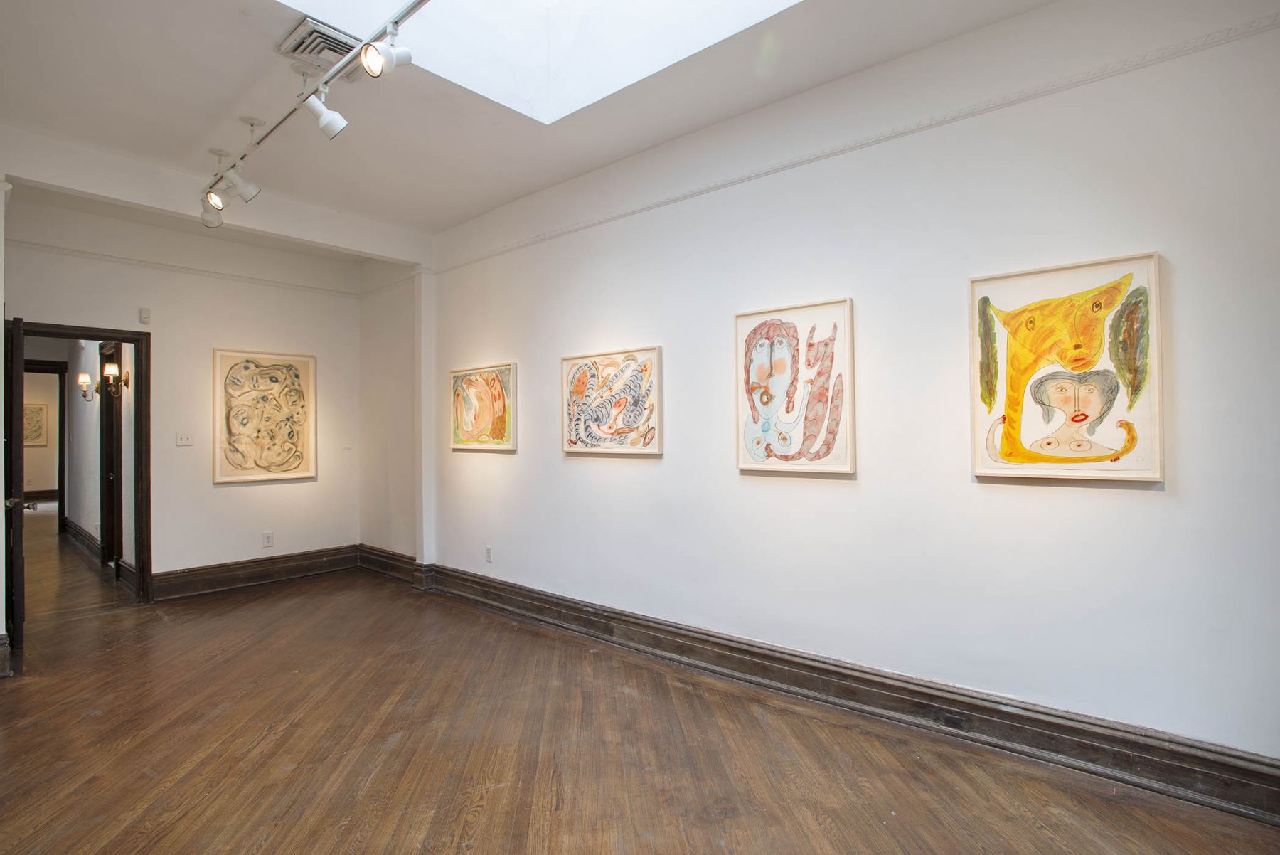 Works on Paper (Installation View), 118 East 64th Street, 2015