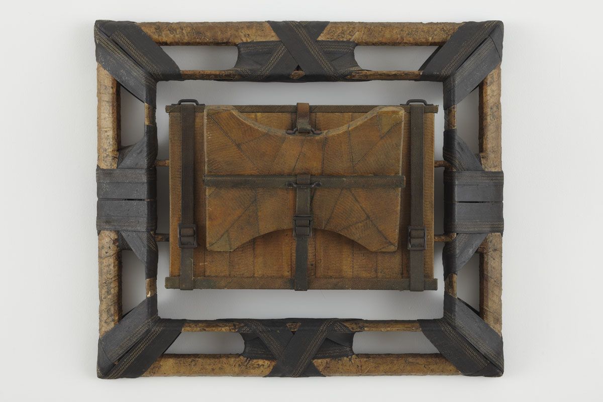 an artwork by salvatore scarpitta in a new york city gallery