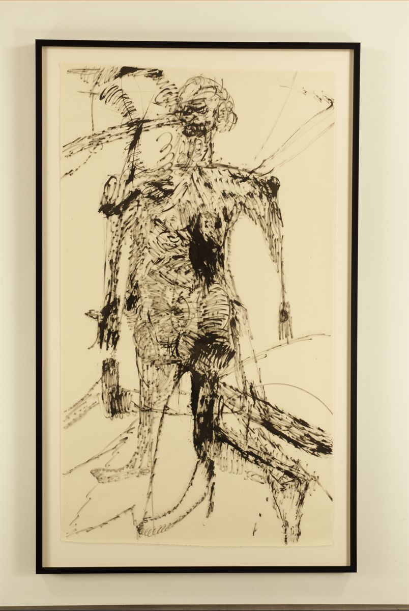 figure with a long nose by william j. o'brien