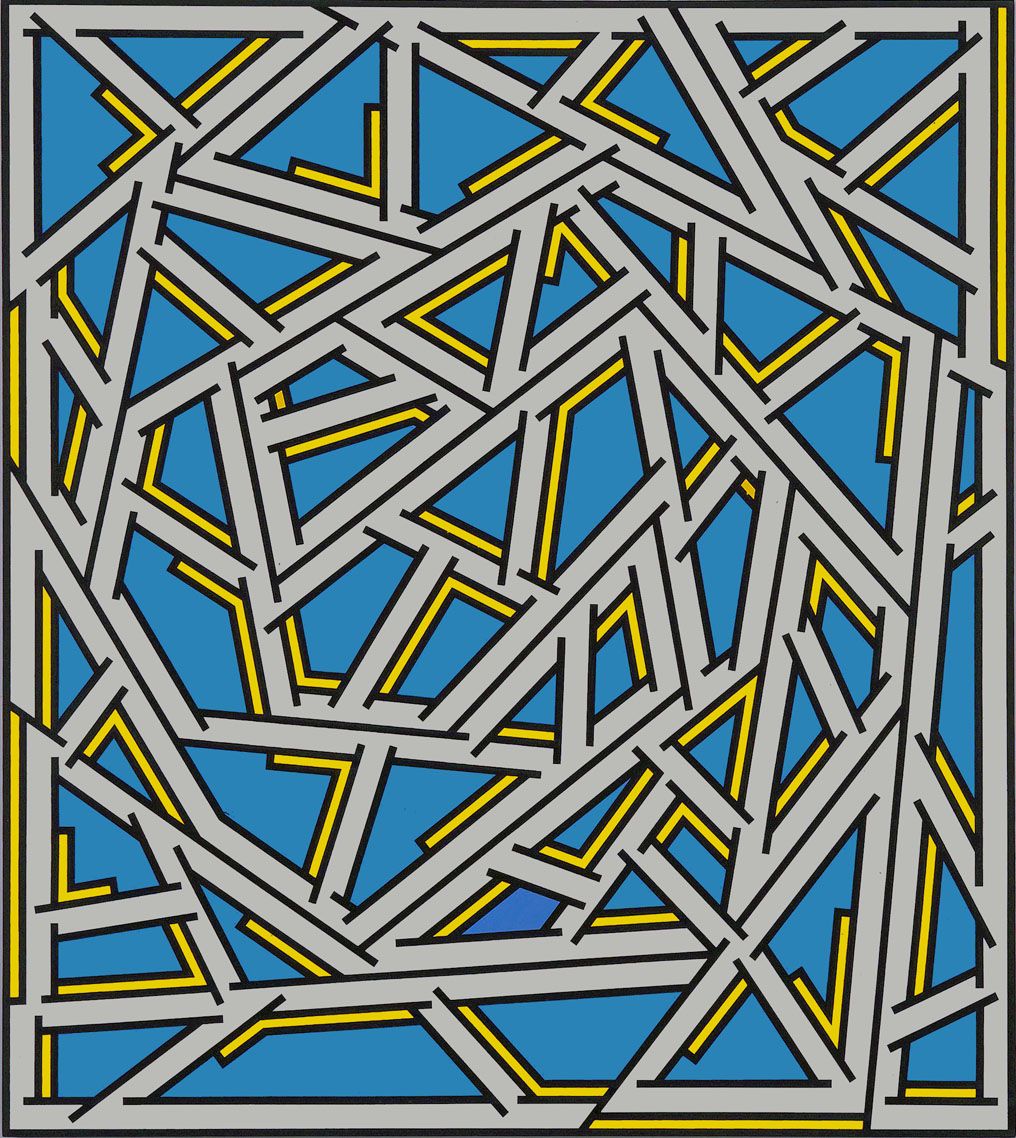 Untitled, 1976, Acrylic on linen