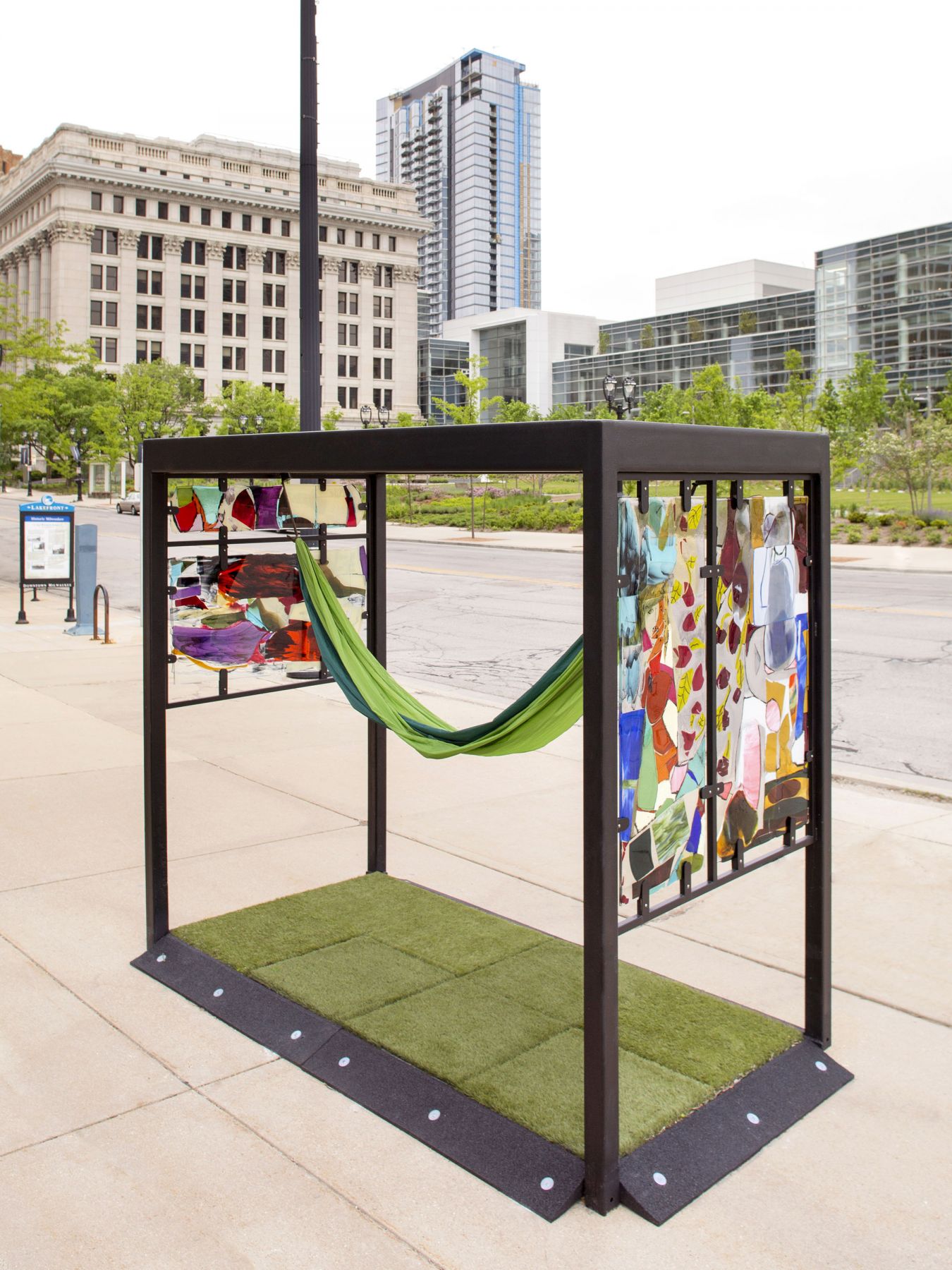 a work of outdoor public art by jessica jackson hutchins