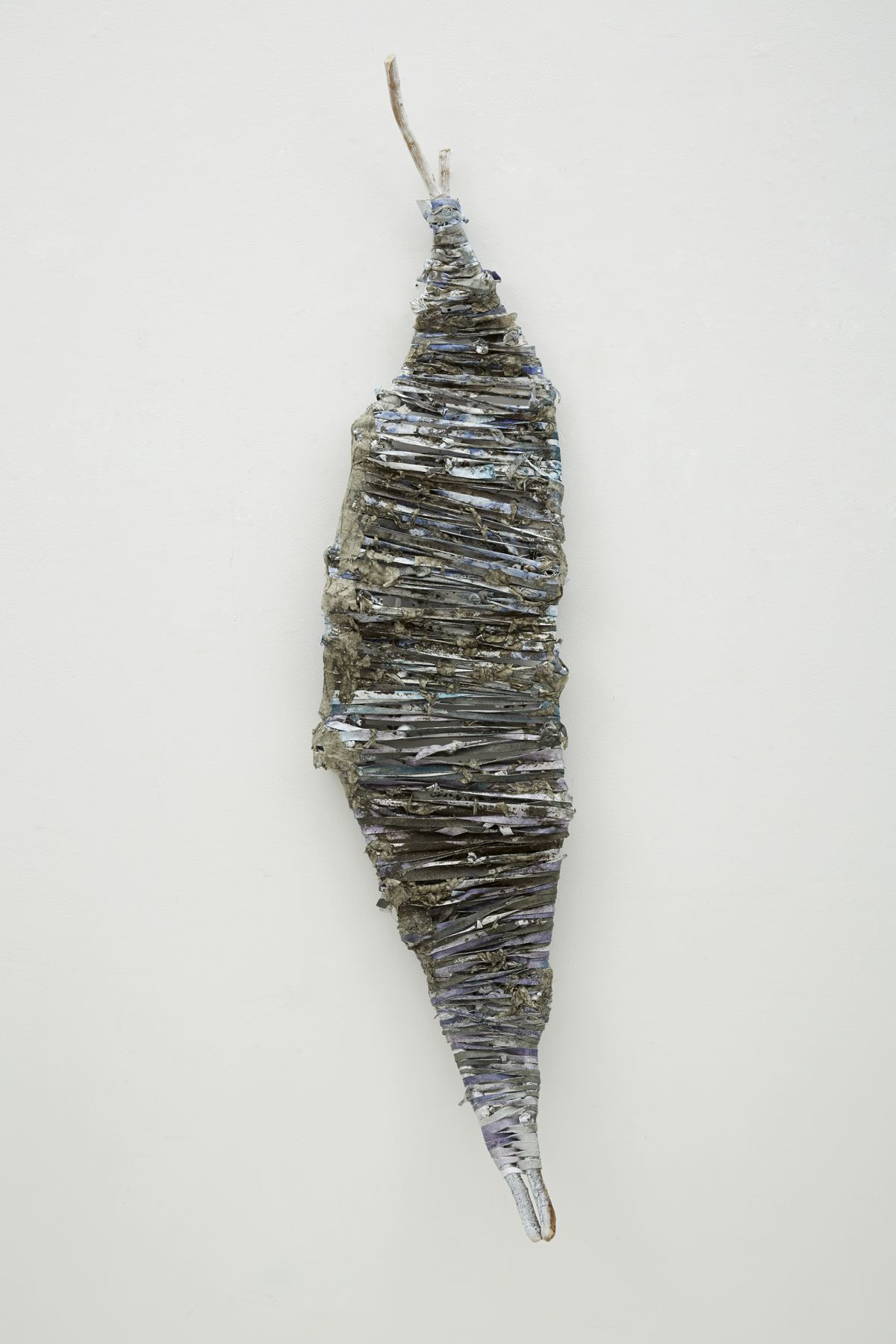 Self Portrait with Frostbite, 2013, Leather, paper, ink and wood