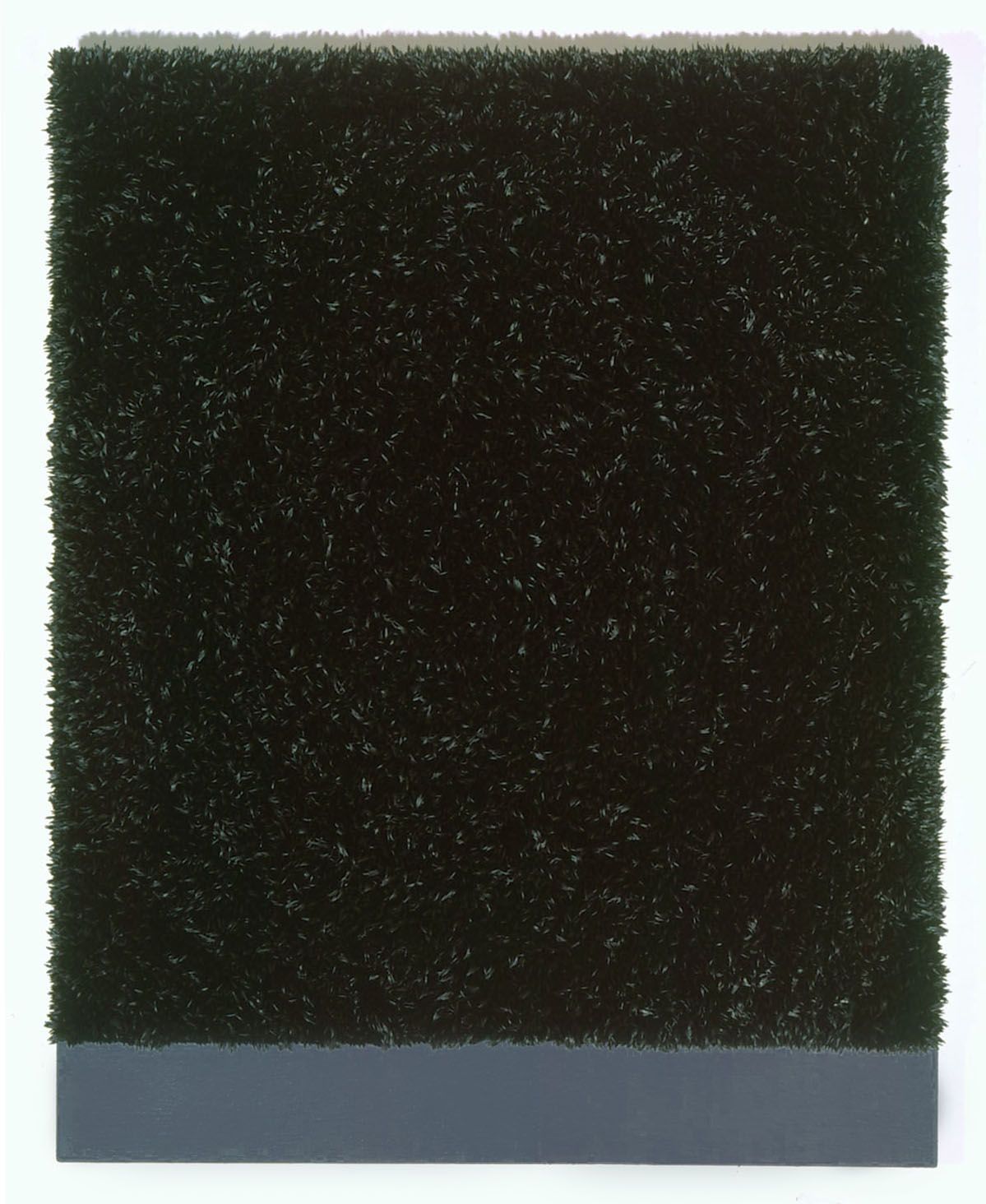 black square piece by donald moffett