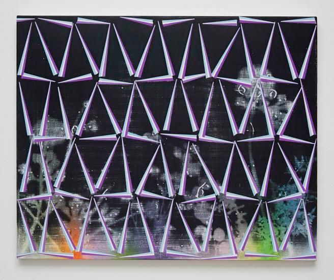Untitled (fr.15-02), 2014, Spray paint and acrylic on canvas