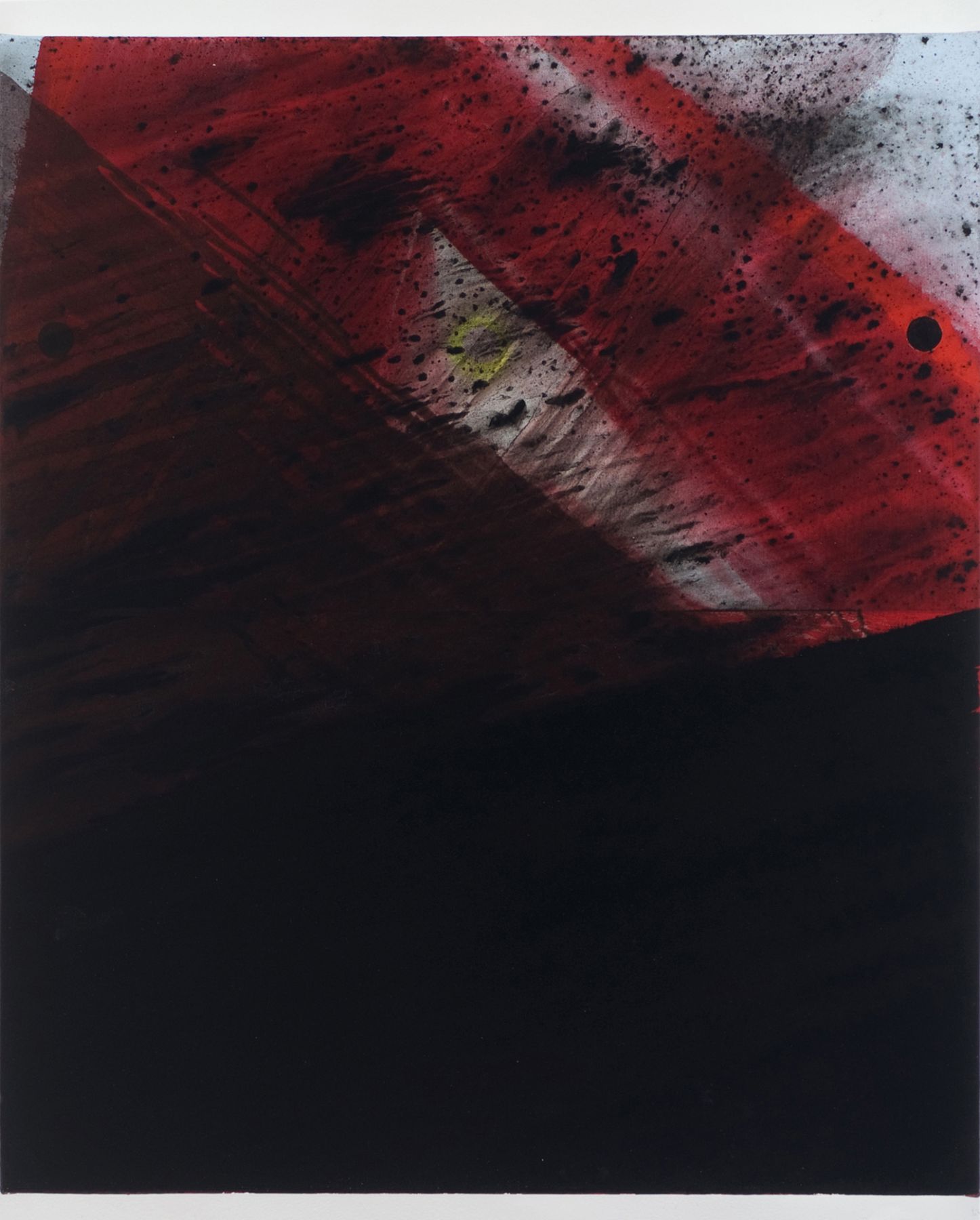 a dark red flood painting by barnaby furnas
