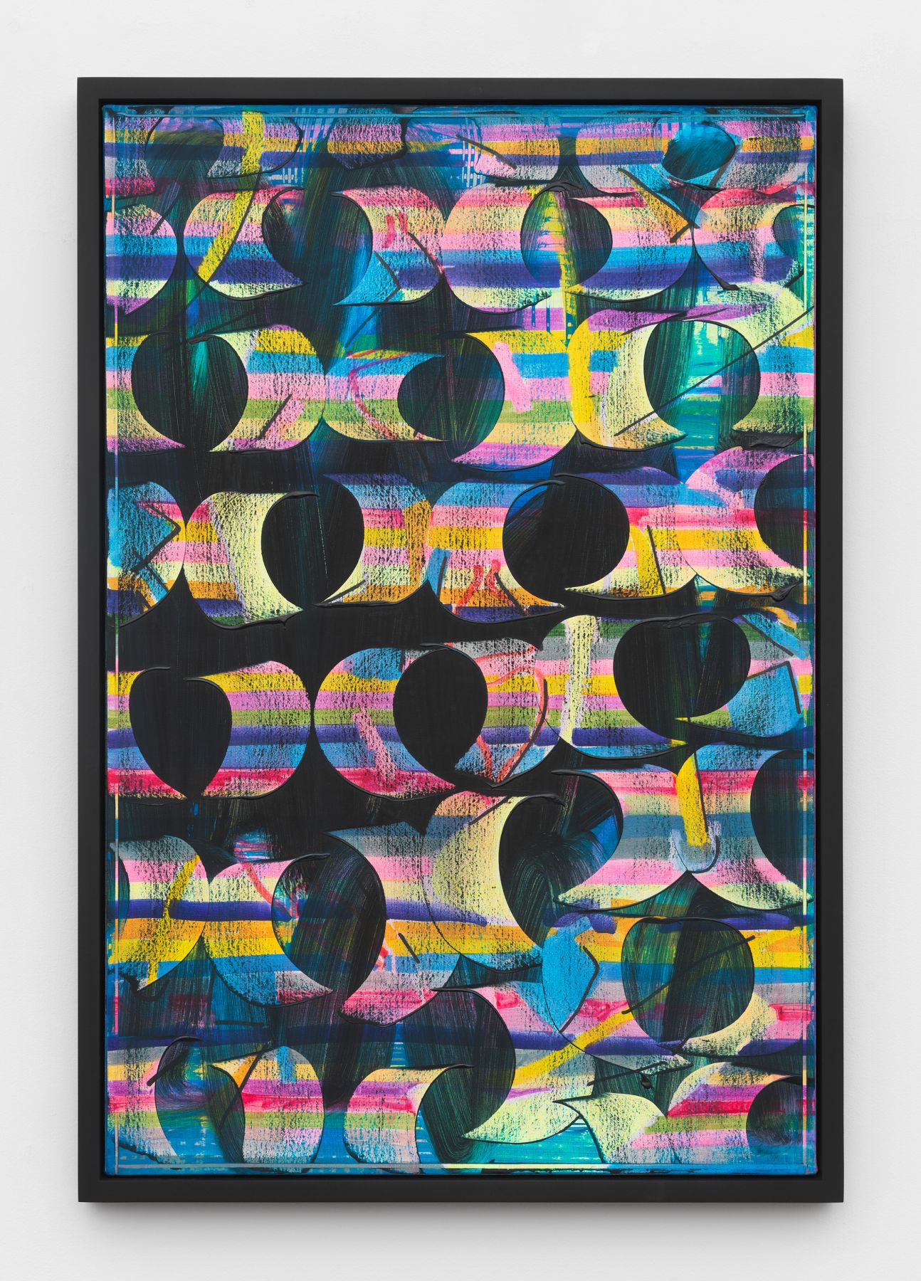 colorful painting by female artist Julia Dault