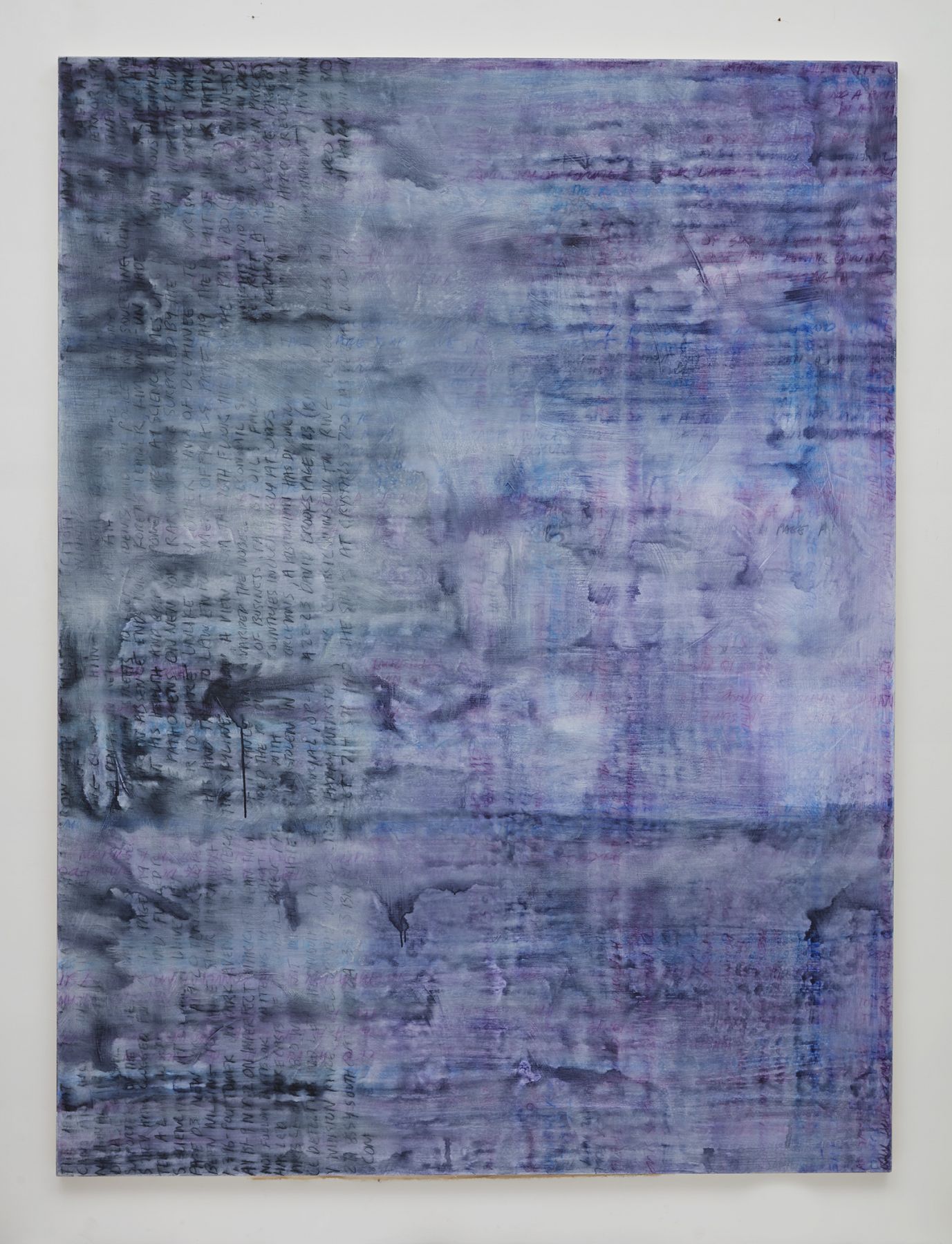 The New York Times, Thursday October 14, 2014, national edition Southern California (front page), 2016, Watercolor pencil on canvas