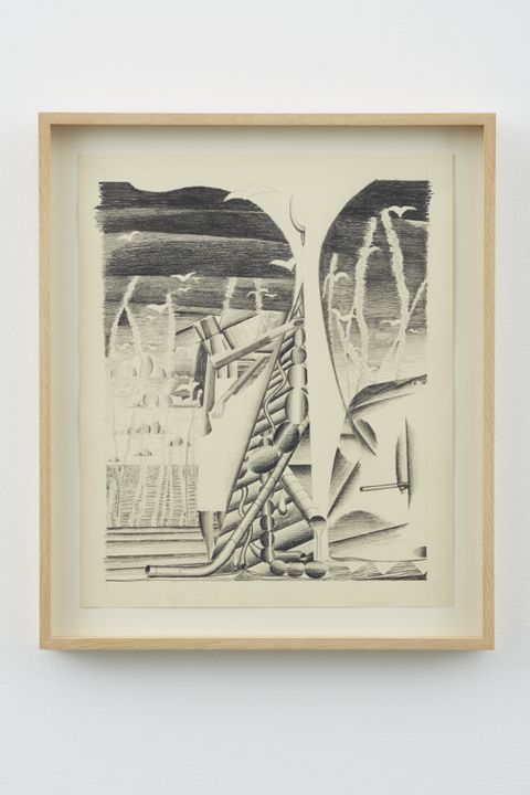 The Gutter, 2012, Graphite on paper
