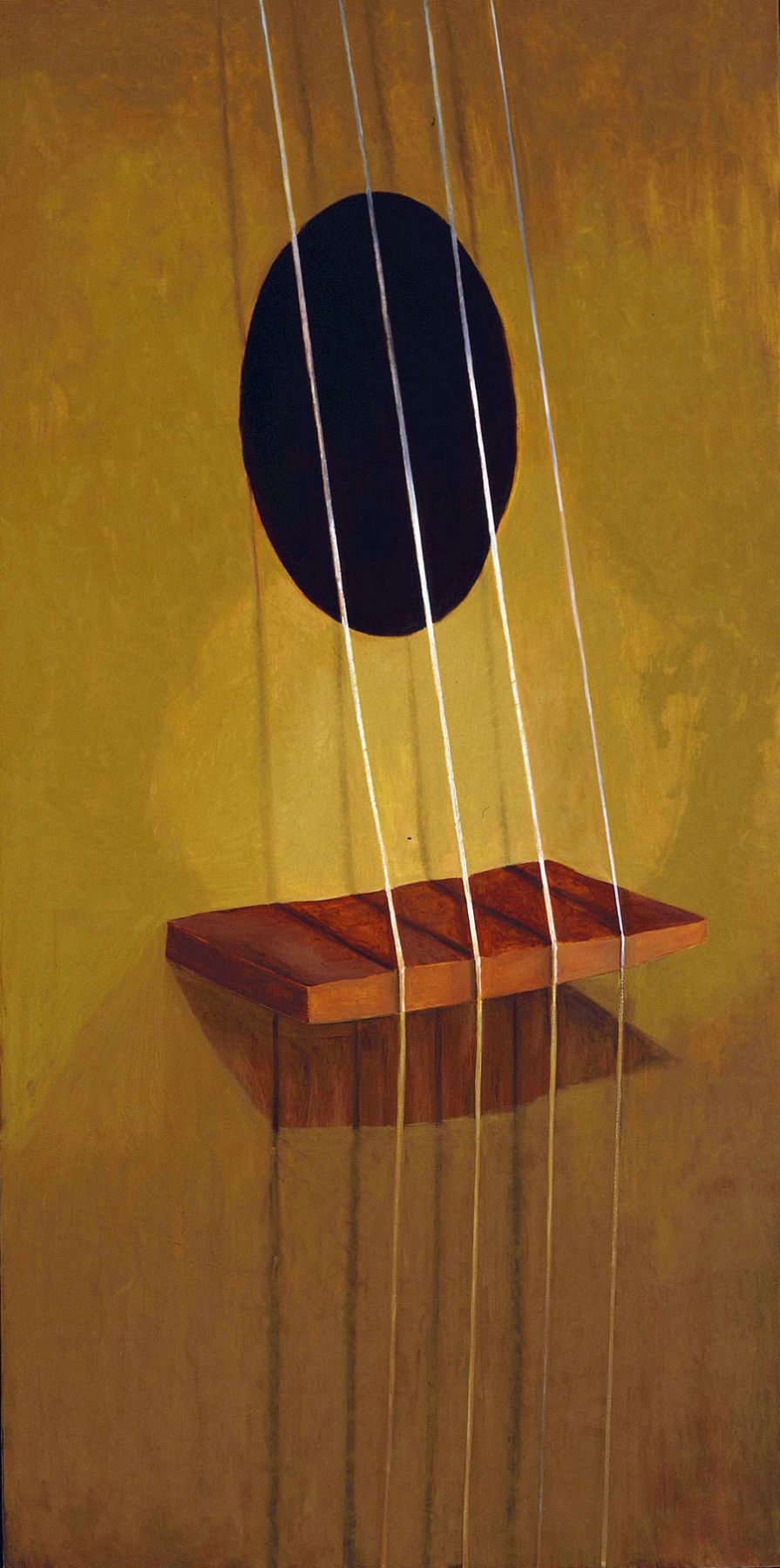 painting of a guitar by jesse chapman