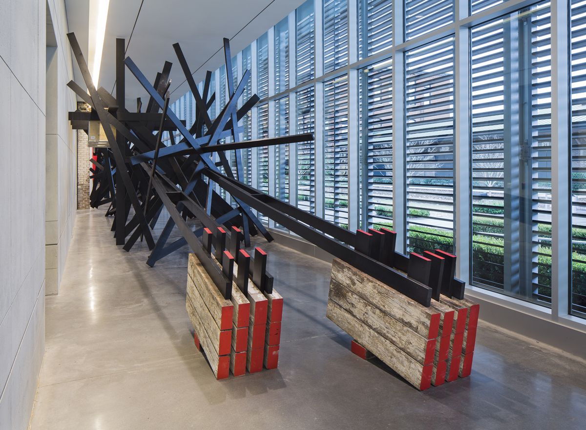 sculptural installation by contemporary south african artist serge alain nitegeka