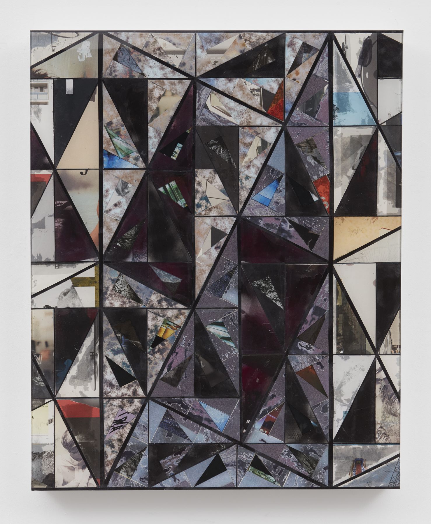 a geometric abstract artwork by Matthias Bitzer for sale in Chelsea New York