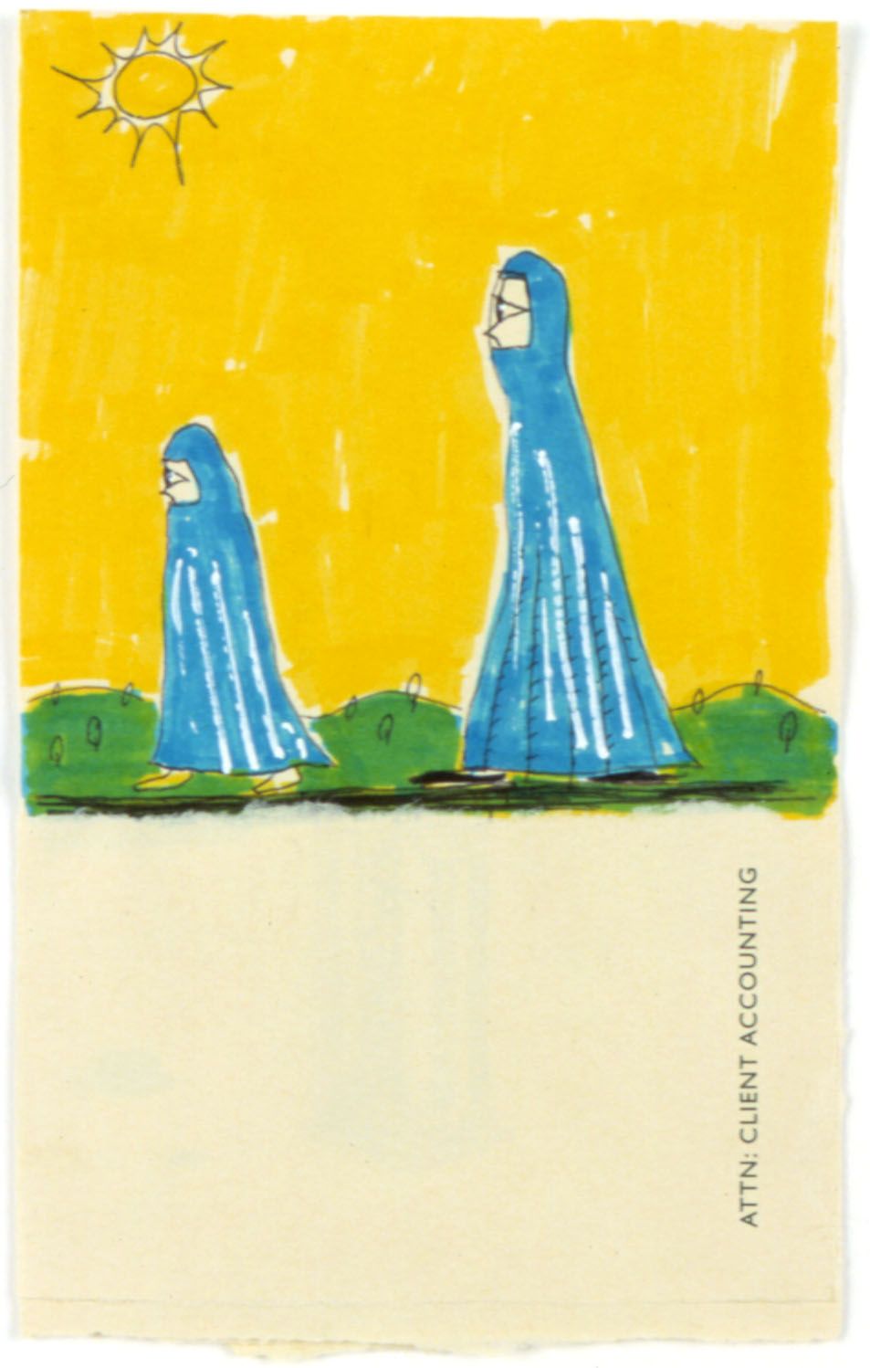 Khyber Pass, 2002, Ink, pen and gouache on paper