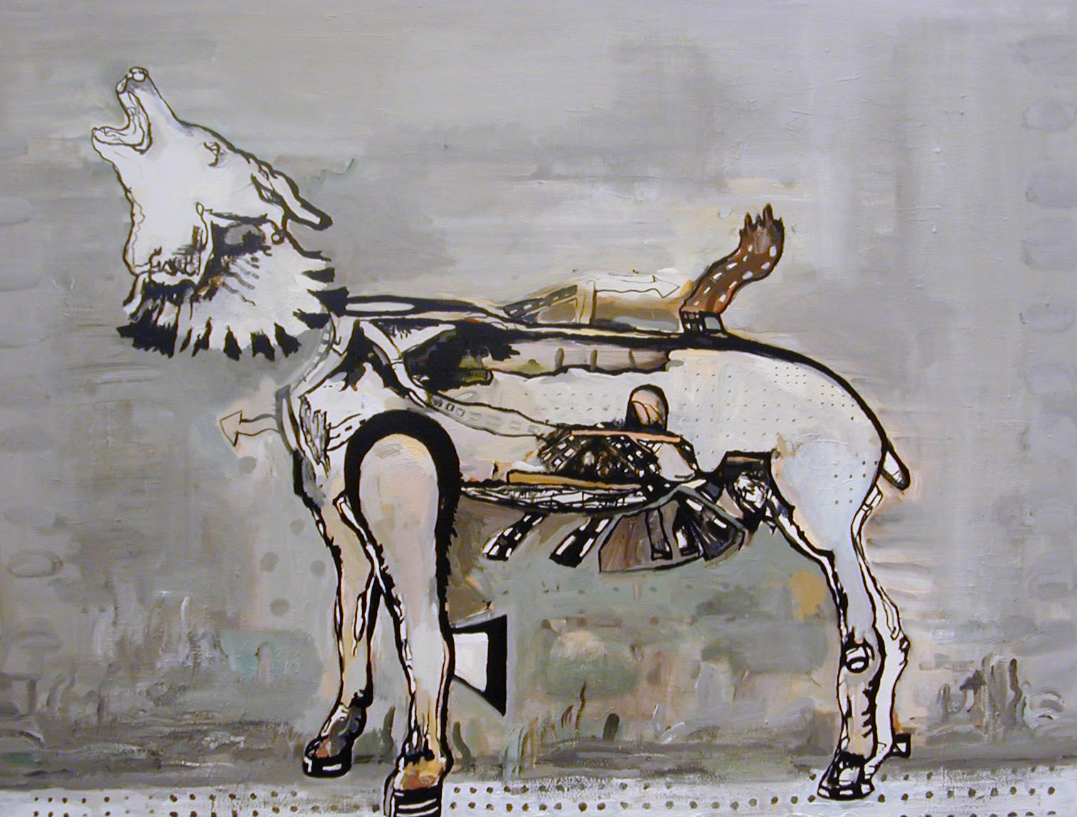 grey wolf by hannah van bart