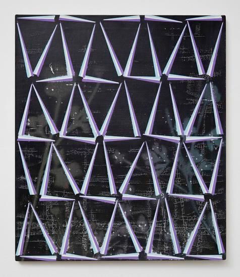 Untitled (fr.10-05), 2014, Spray paint and acrylic on canvas