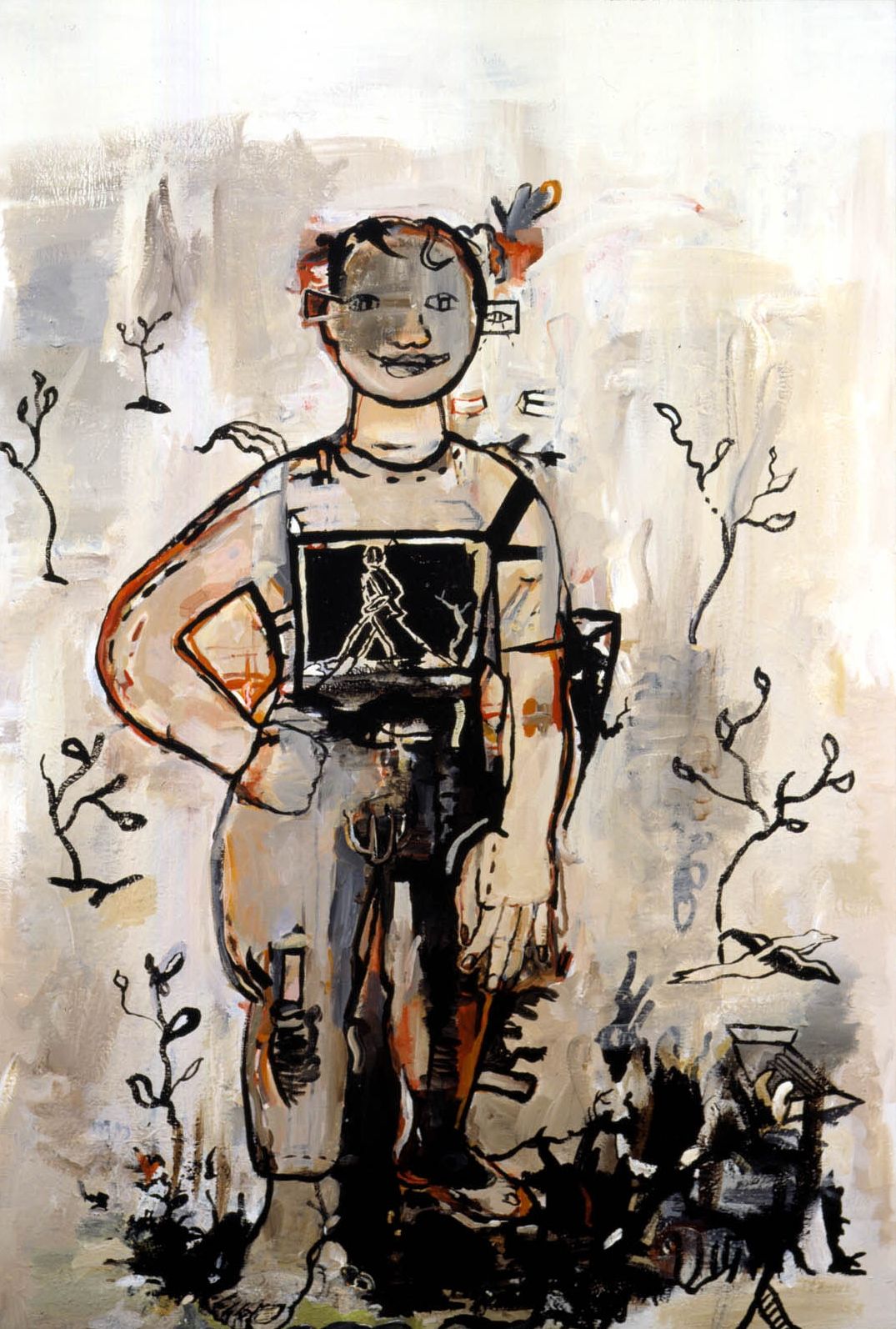 Gardener, 2001, Acrylic on canvas