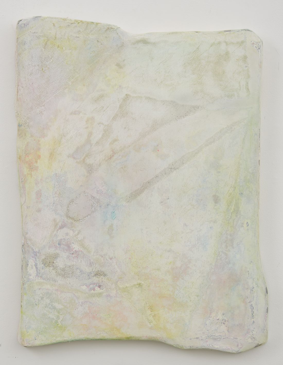 Walkabout, 2013, Scrim, paper, ink and aluminum