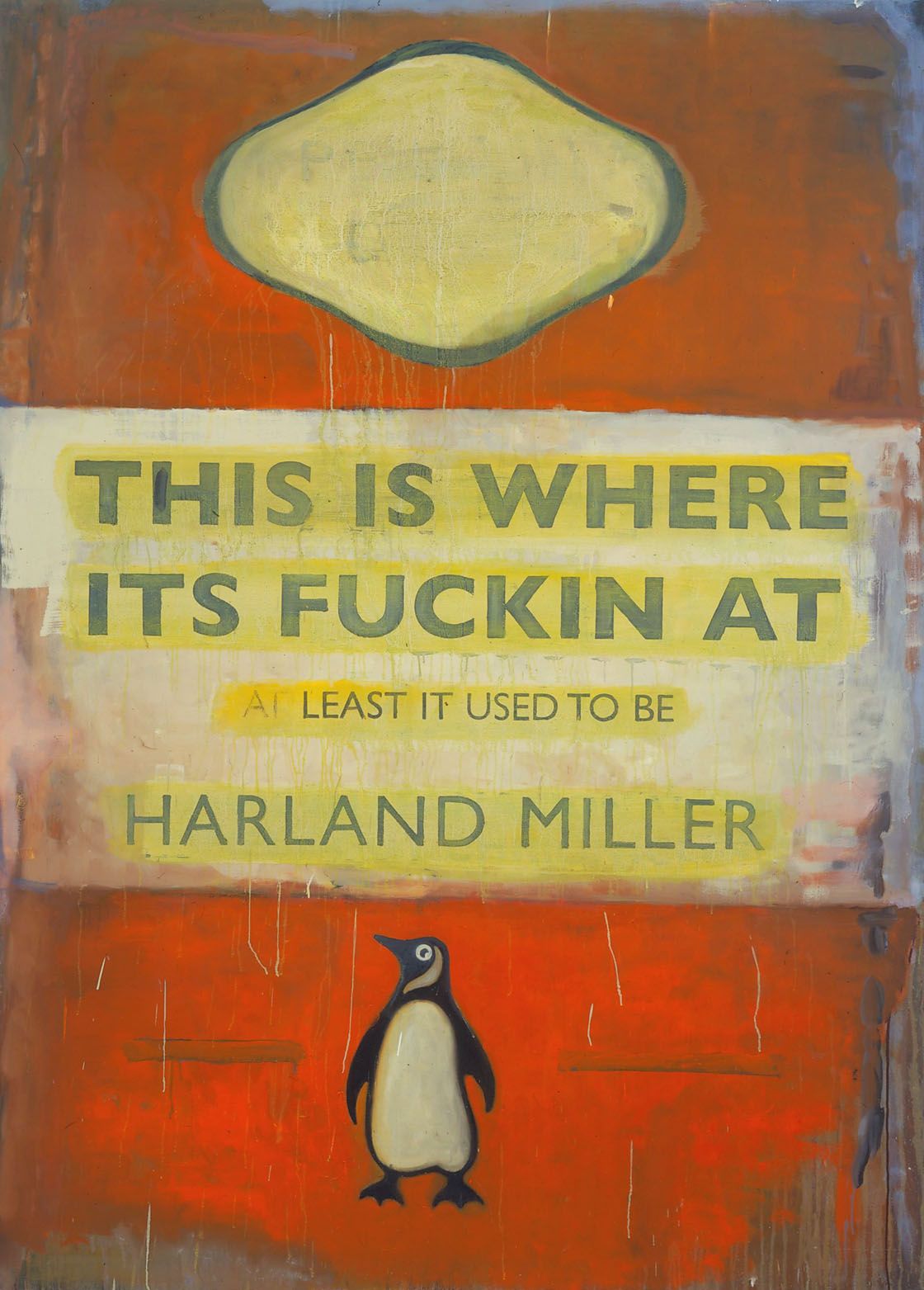 imitation of a penguin books cover by harland miller