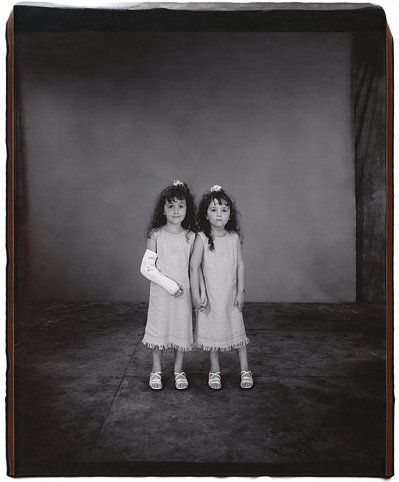 Cydney and Alexandrea Boyington (from the Twins series), 2001, Unique polaroid