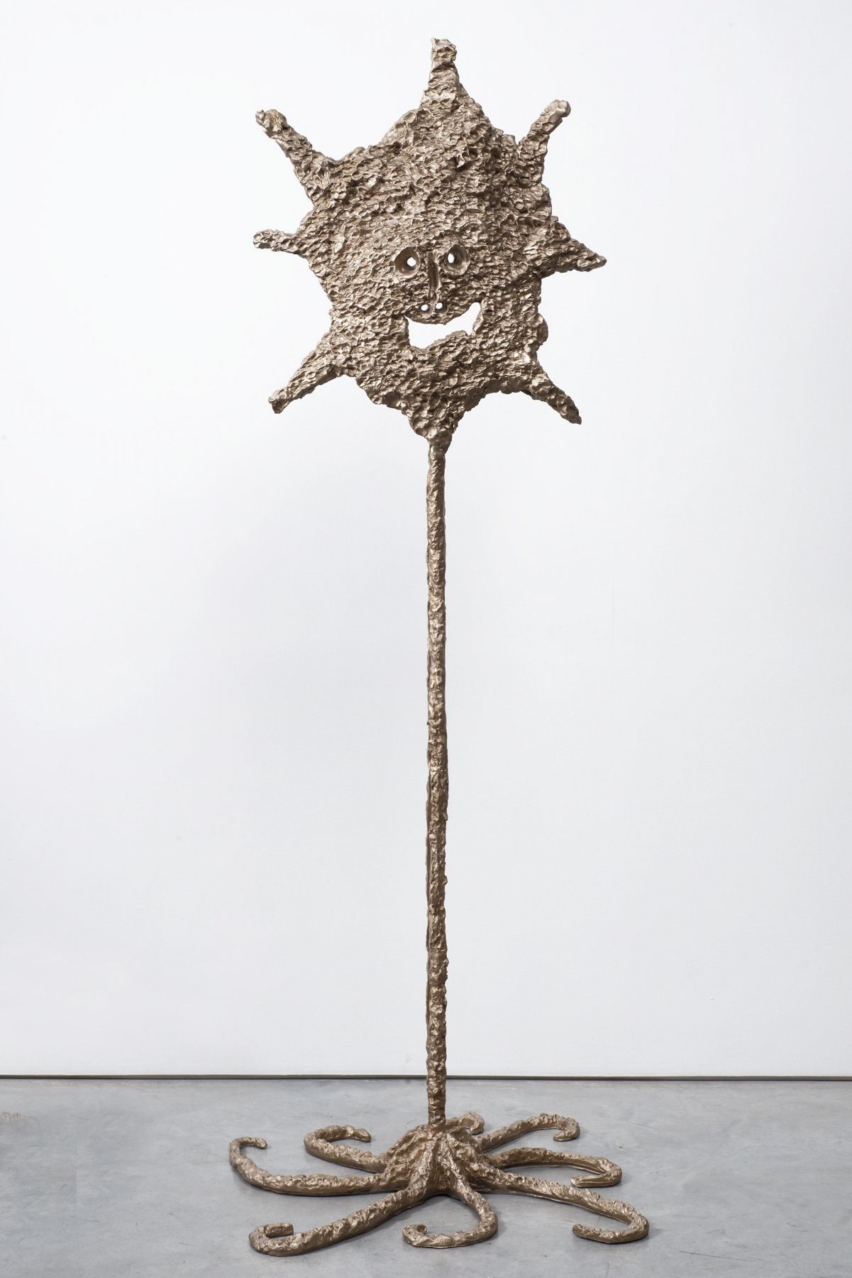 a bronze sculpture of a starfish by ceramic sculptor william j. o'brien