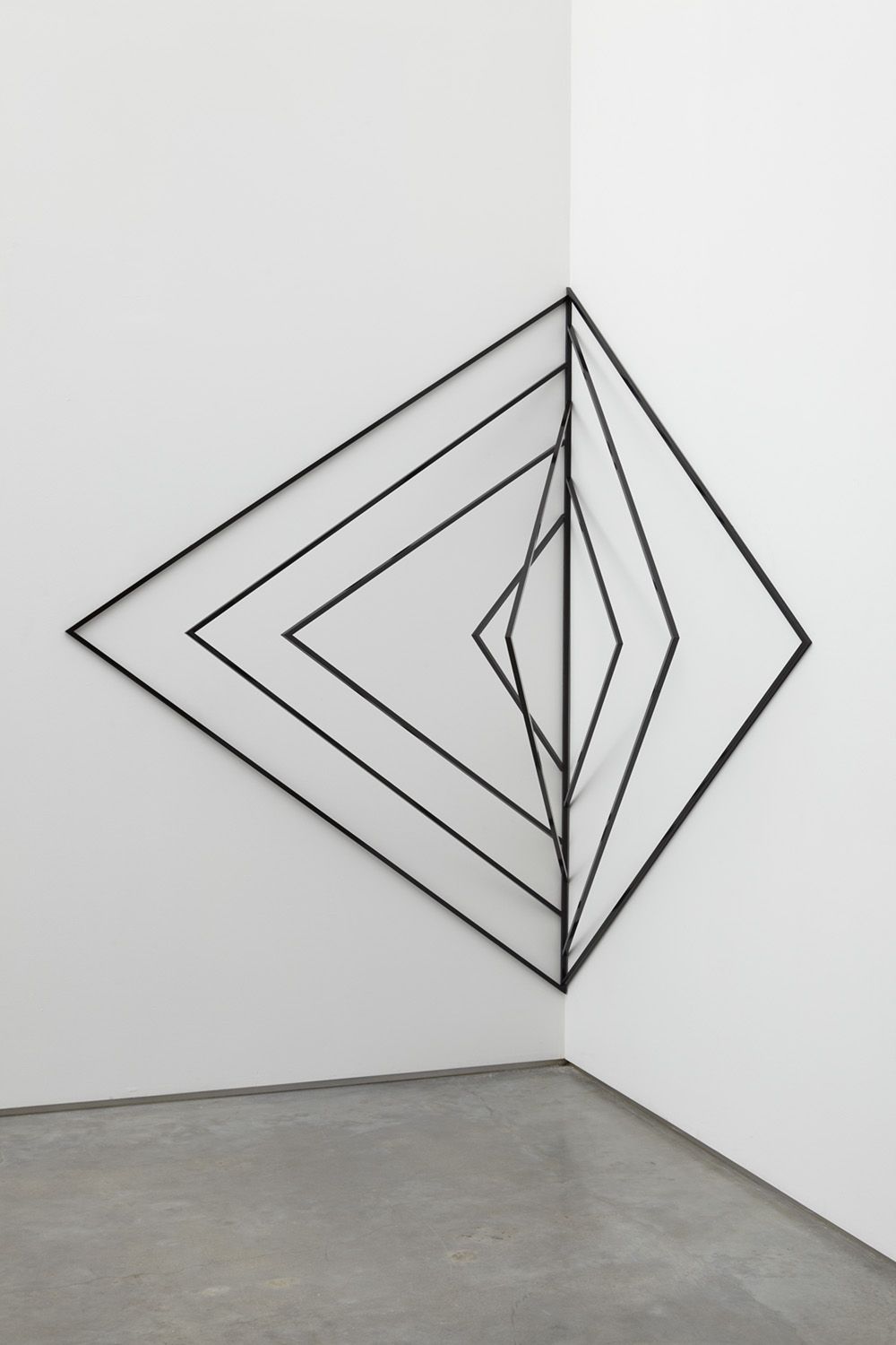 triangular sculpture by eva rothschild