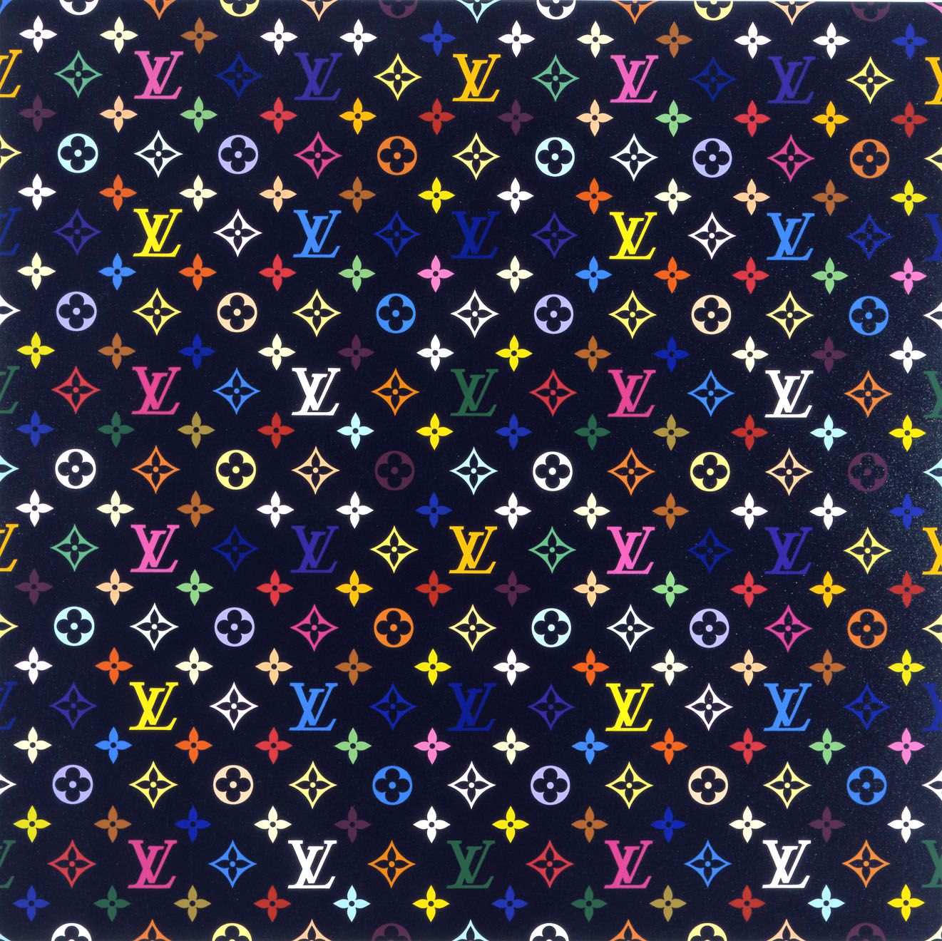 SUPERFLAT Monogram, 2003, Acrylic on canvas mounted on wood