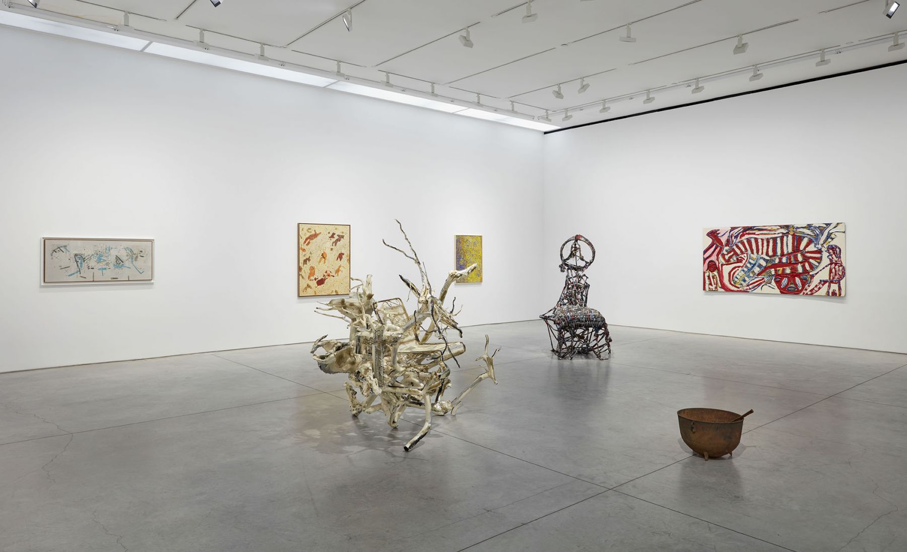 I Talk With The Spirits (Installation View), Marianne Boesky Gallery, 2016