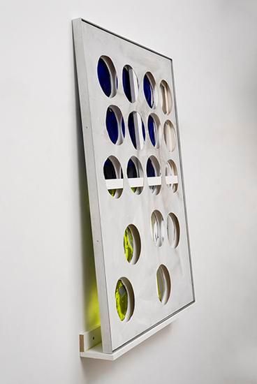 a sculptural work by dashiell manley for sale at an art gallery