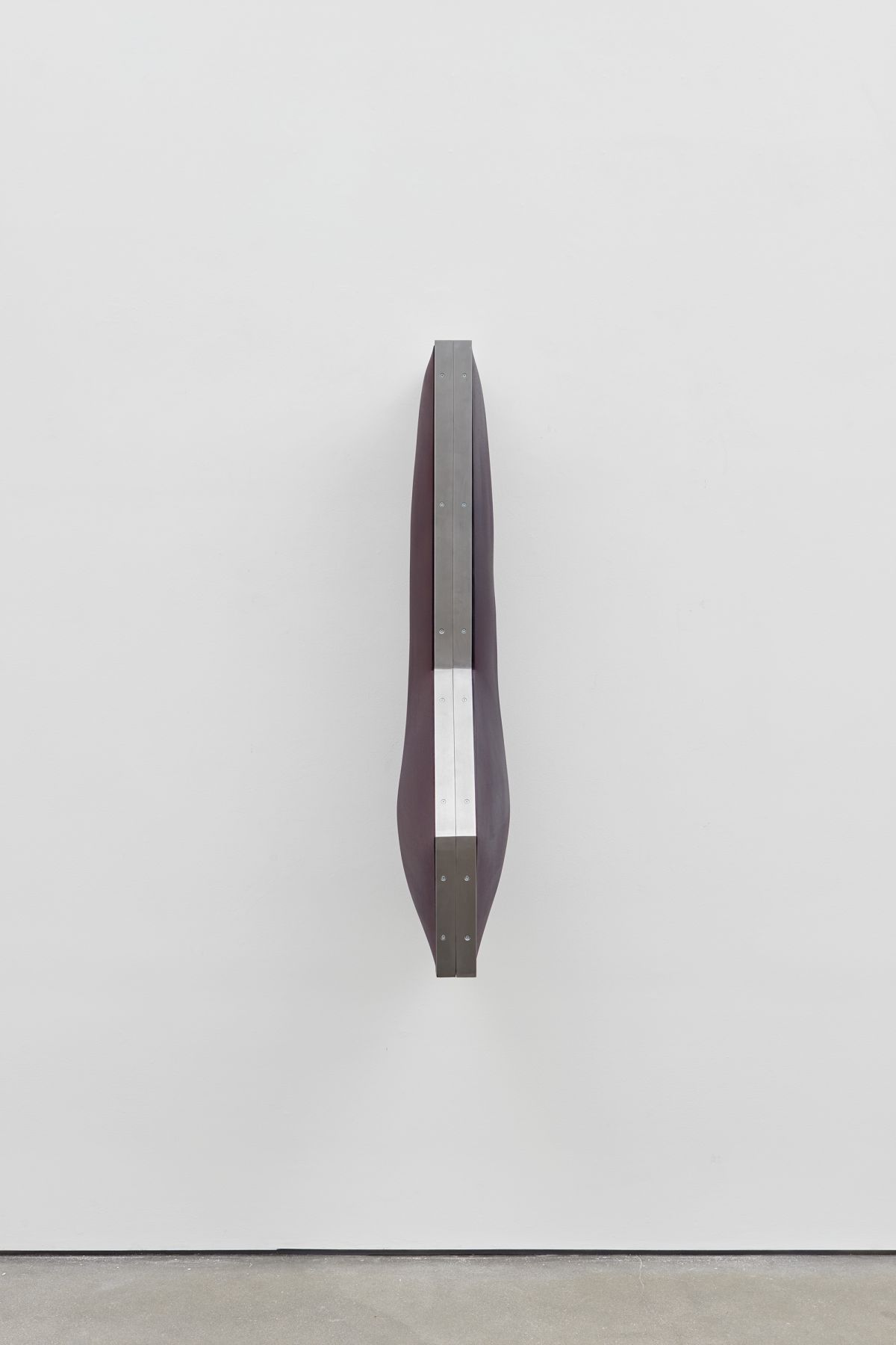 Still Flat, 2017, Fiberglass reinforced plaster and oil on cotton in artist frame