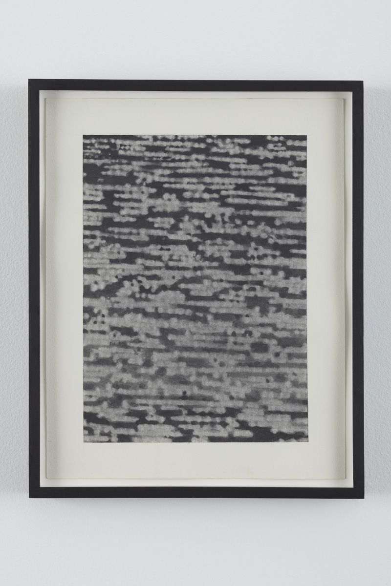 No Signal 5, 2010, Graphite on paper