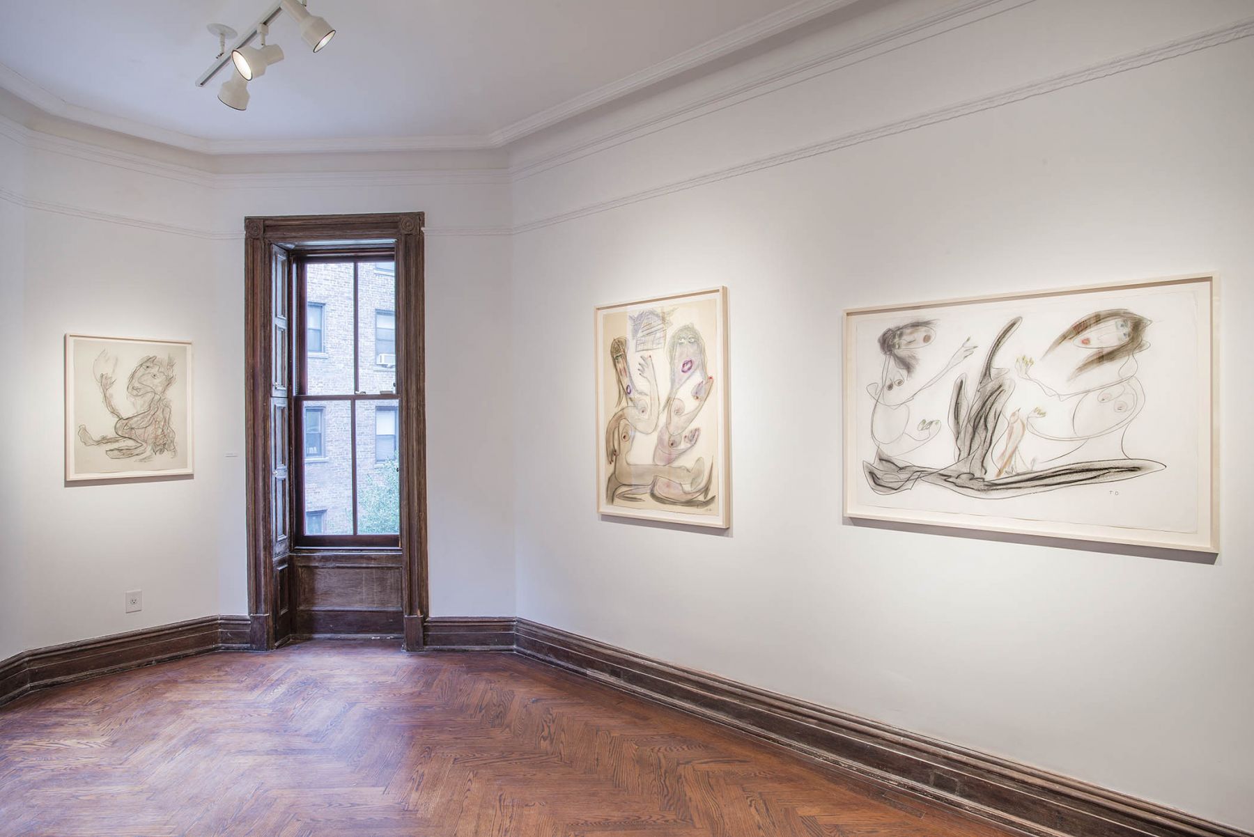 Works on Paper (Installation View), 118 East 64th Street, 2015