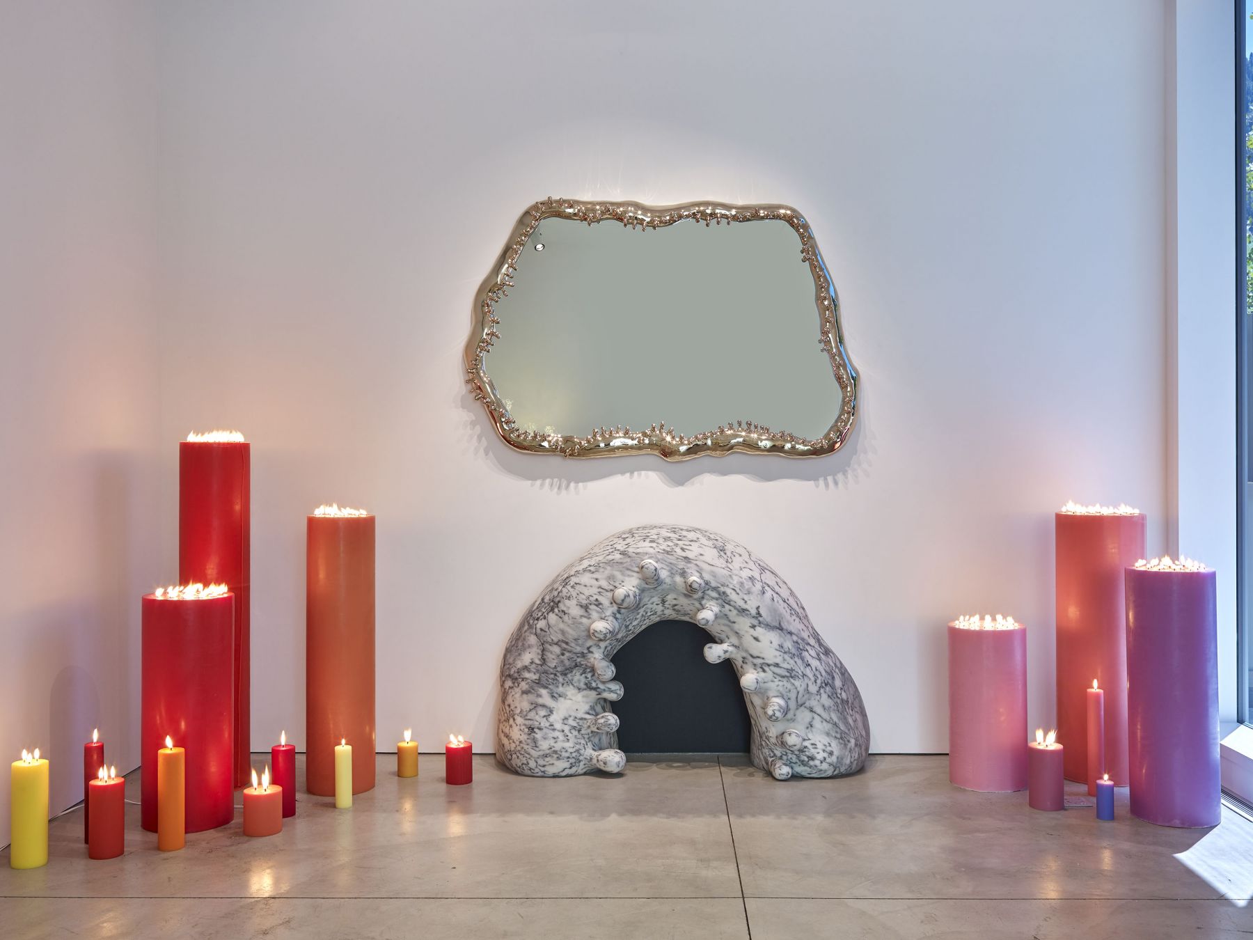 Stonely Planet (Installation View), Boesky West, 2018