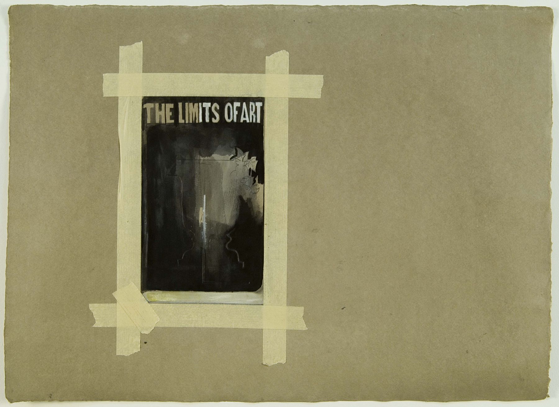 Kianja Strobert Limit of Art I, 2006, Ink, graphite and chalk on press paper