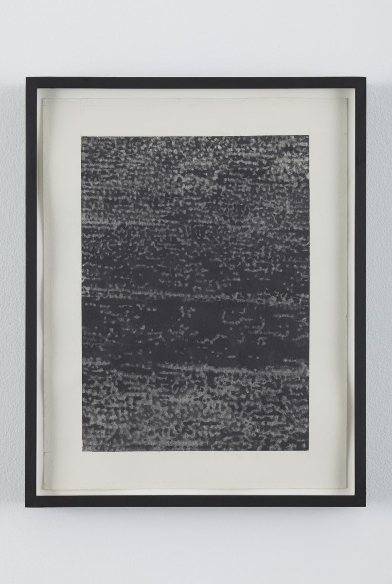 No Signal 3, 2010, Graphite on paper