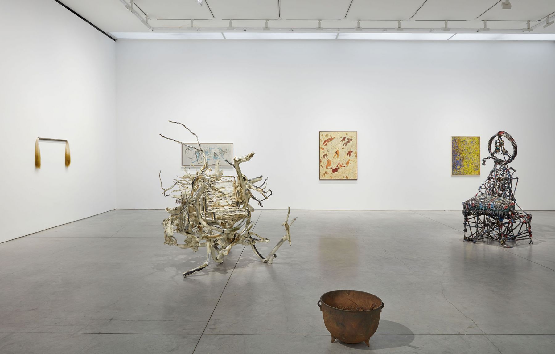 I Talk With The Spirits (Installation View), Marianne Boesky Gallery, 2016