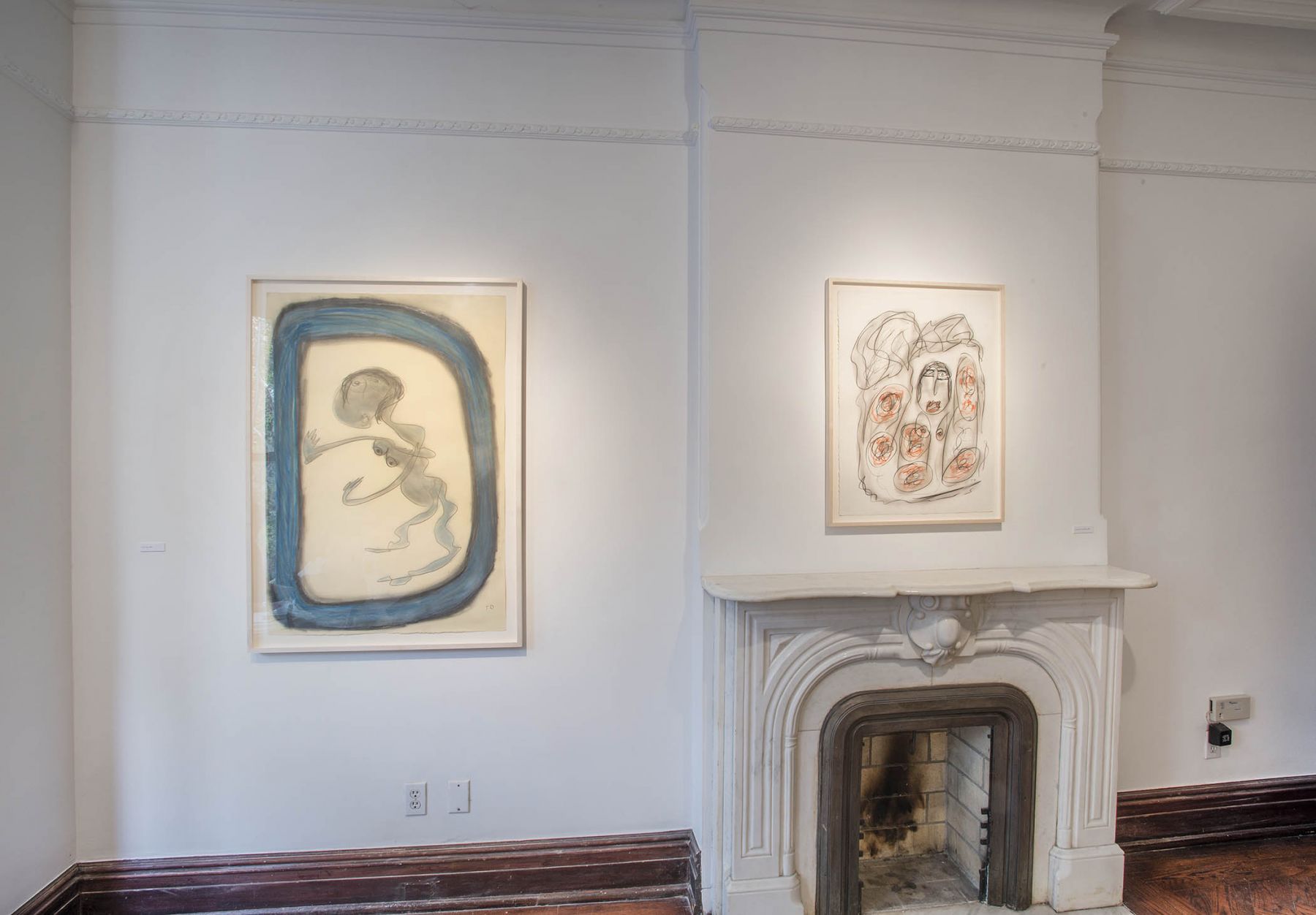 Works on Paper (Installation View), 118 East 64th Street, 2015