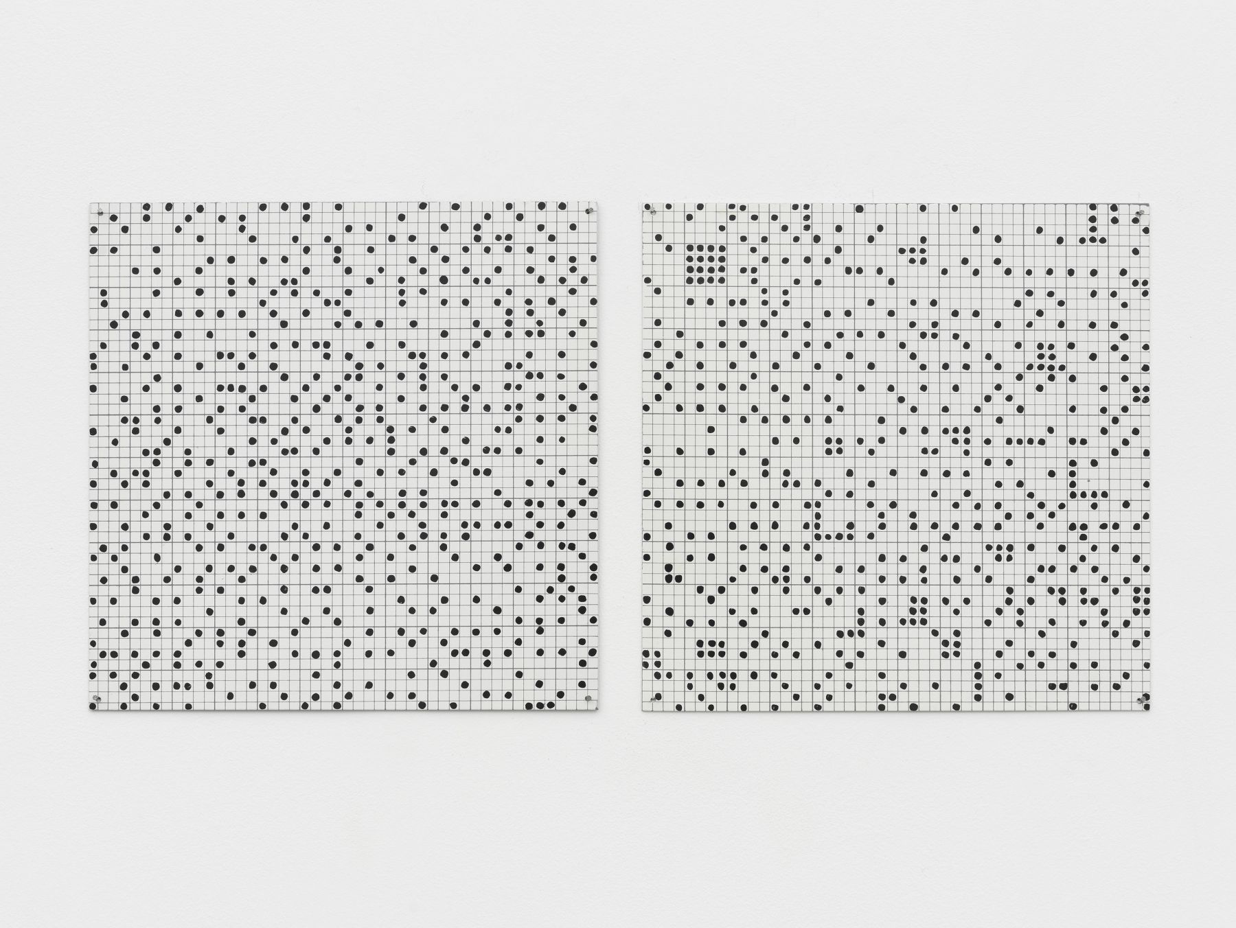 a grid artwork by the artist Jennifer Bartlett