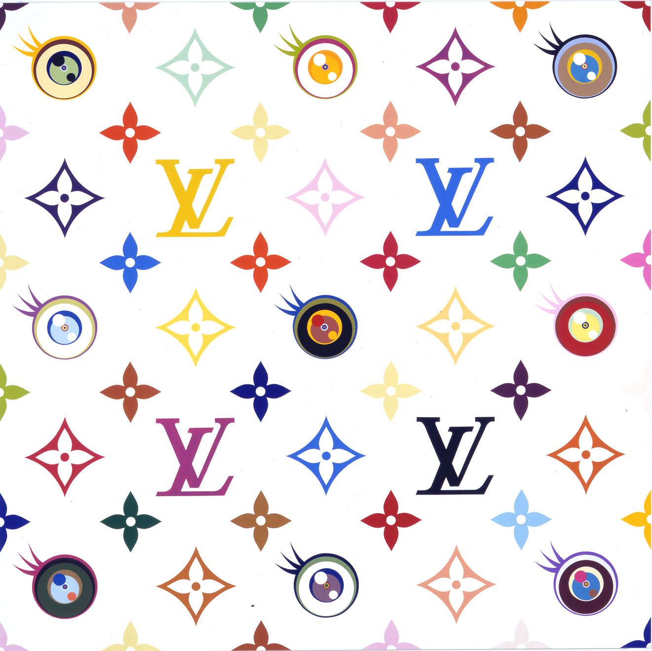 SUPERFLAT Monogram, 2003, Acrylic on canvas mounted on wood