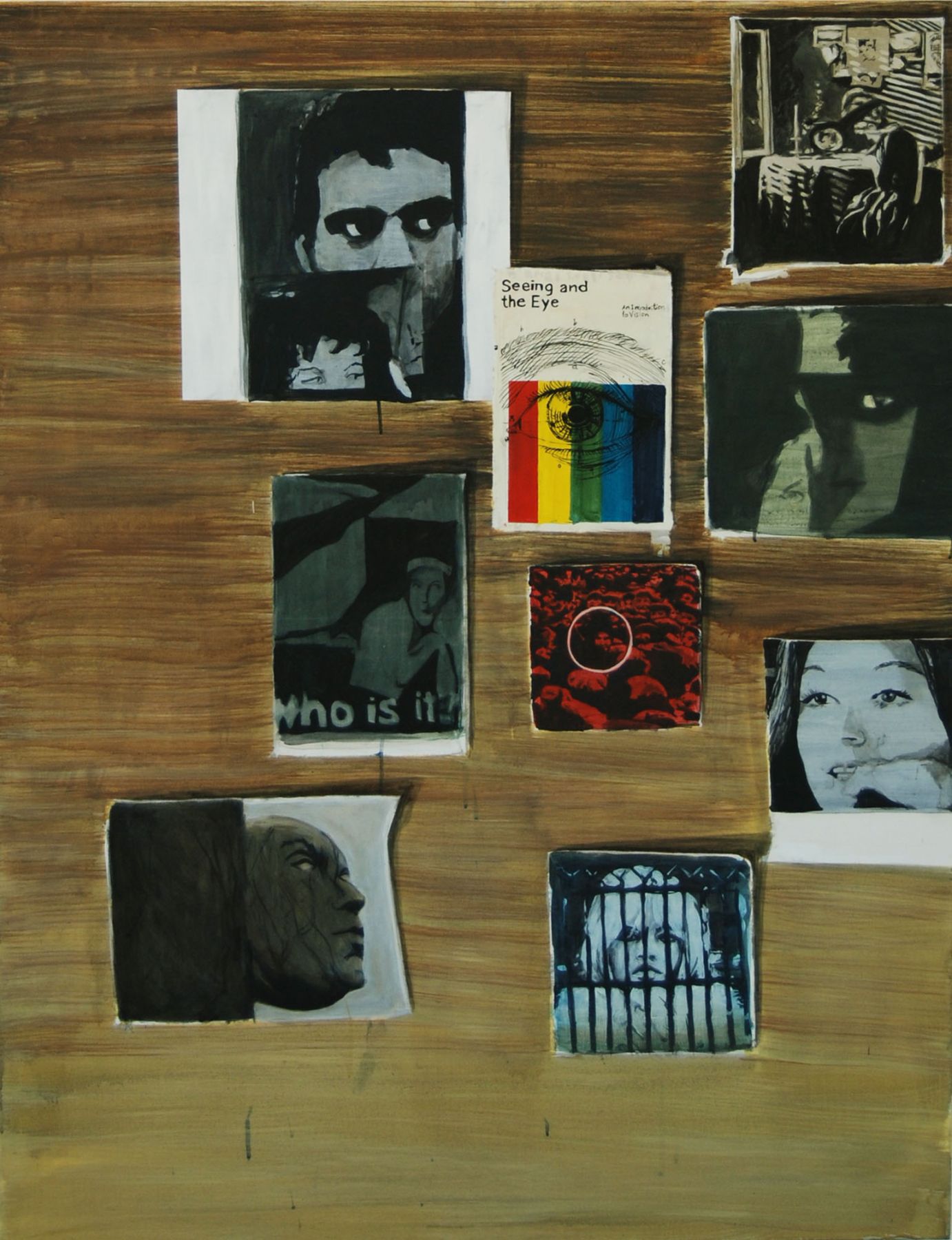 Seeing and the Eye (Capturing), 2008, Acrylic on canvas