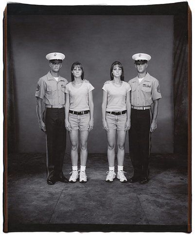 Roy and Amanda Tesmer; and Rhianna and Troy Tesmer (from the Twins series), 2001, Unique polaroid