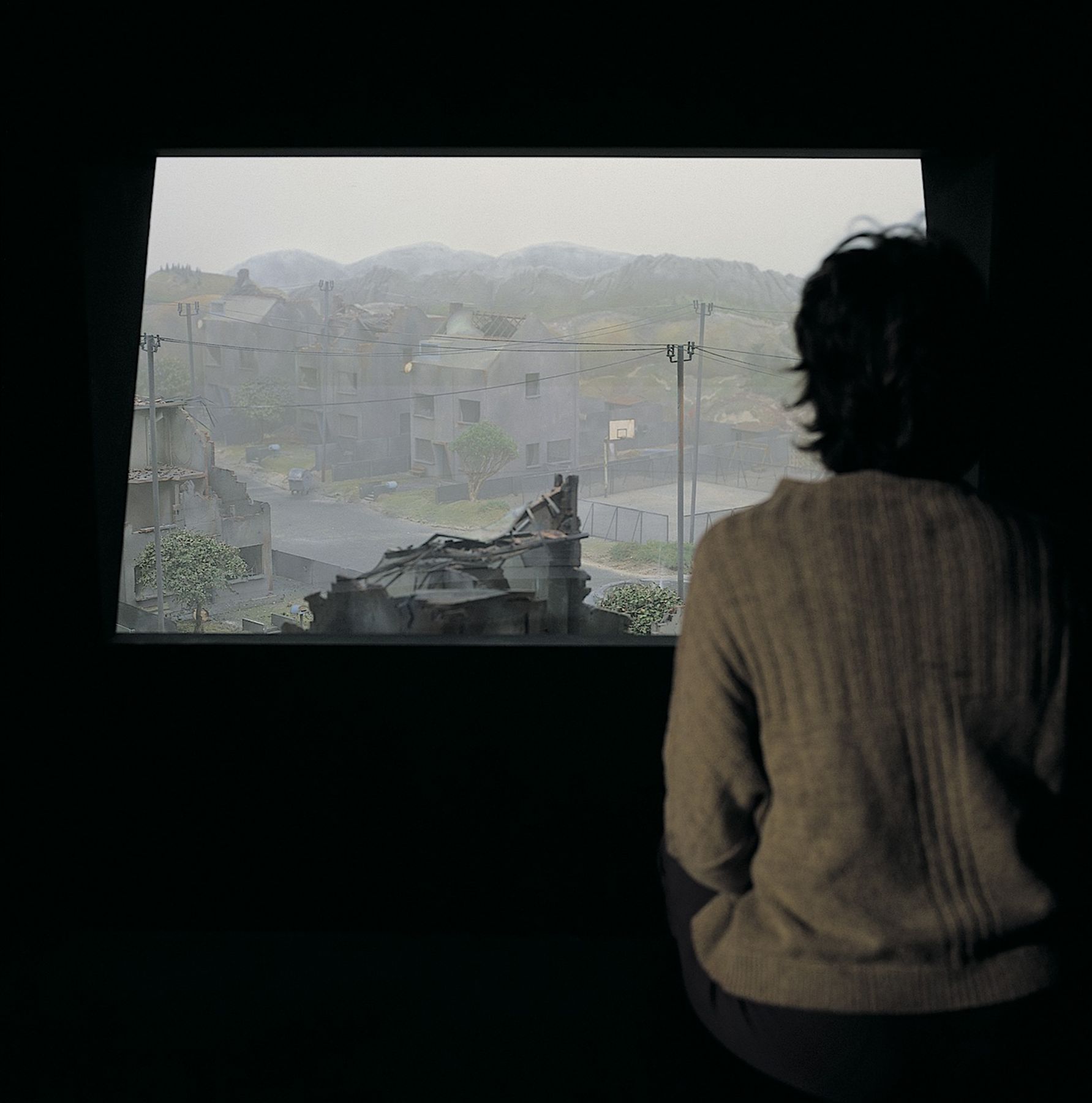Location, a mixed media sculptural installation, created by the artist Hans Op de Beeck