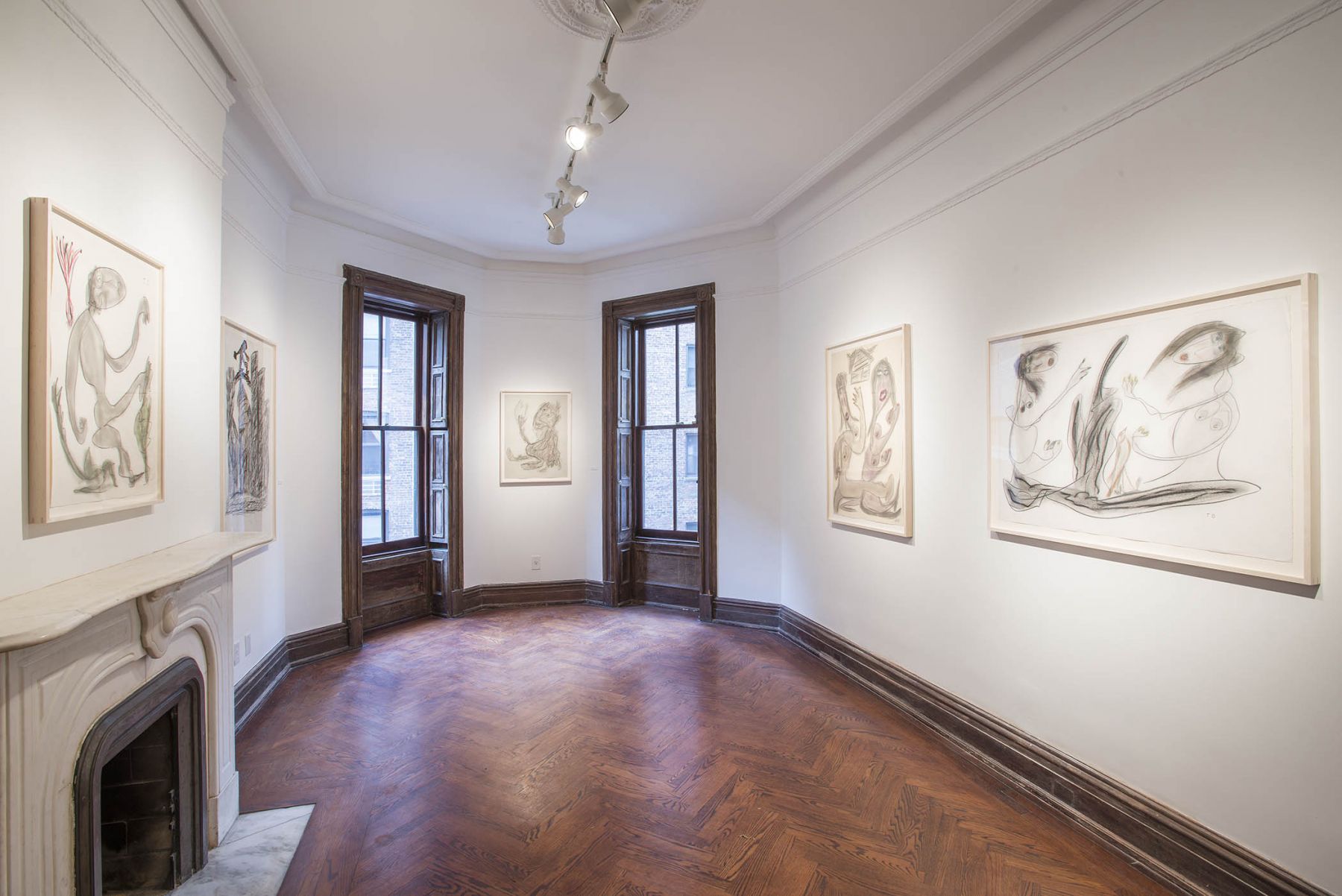 Works on Paper (Installation View), 118 East 64th Street, 2015