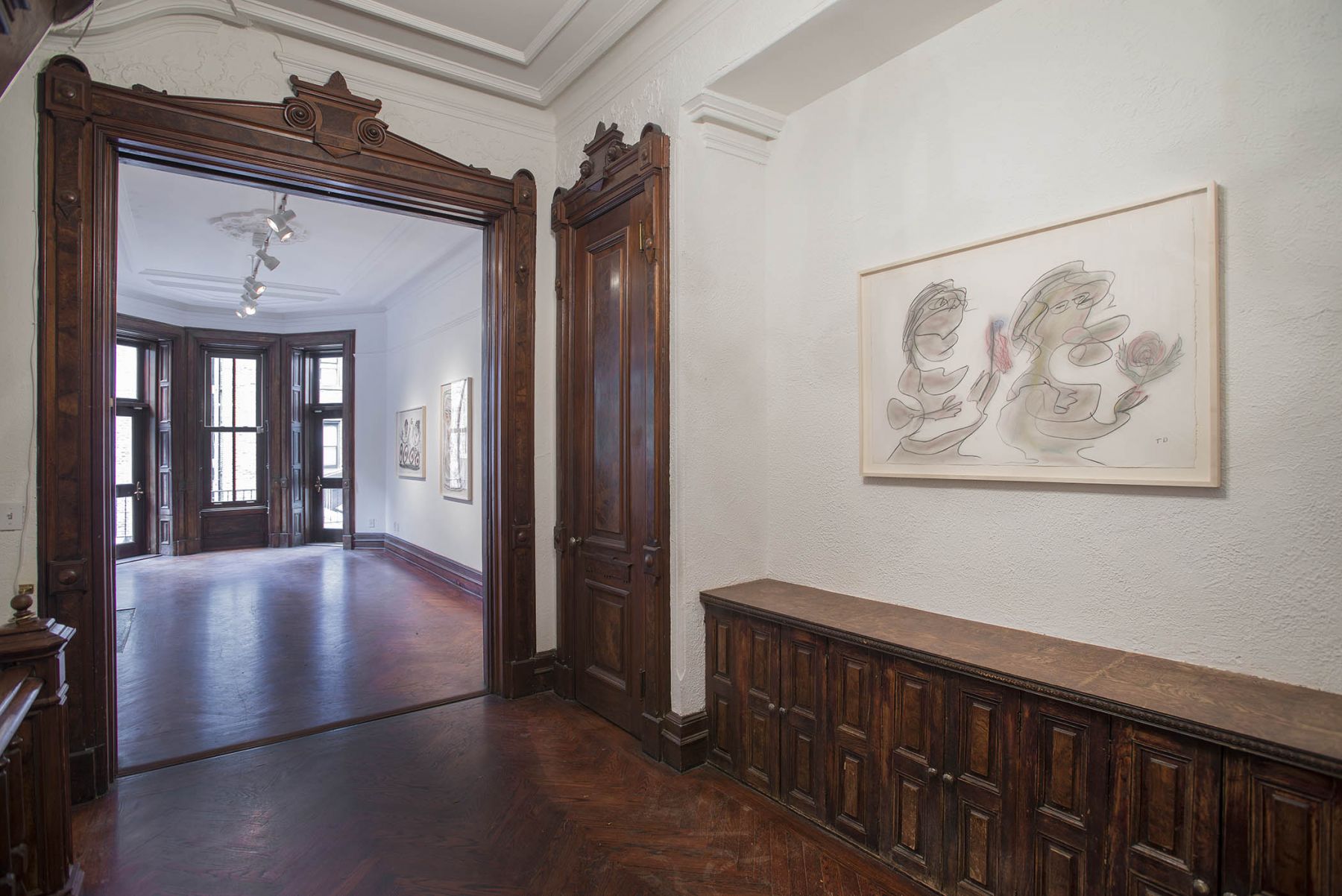 Works on Paper (Installation View), 118 East 64th Street, 2015
