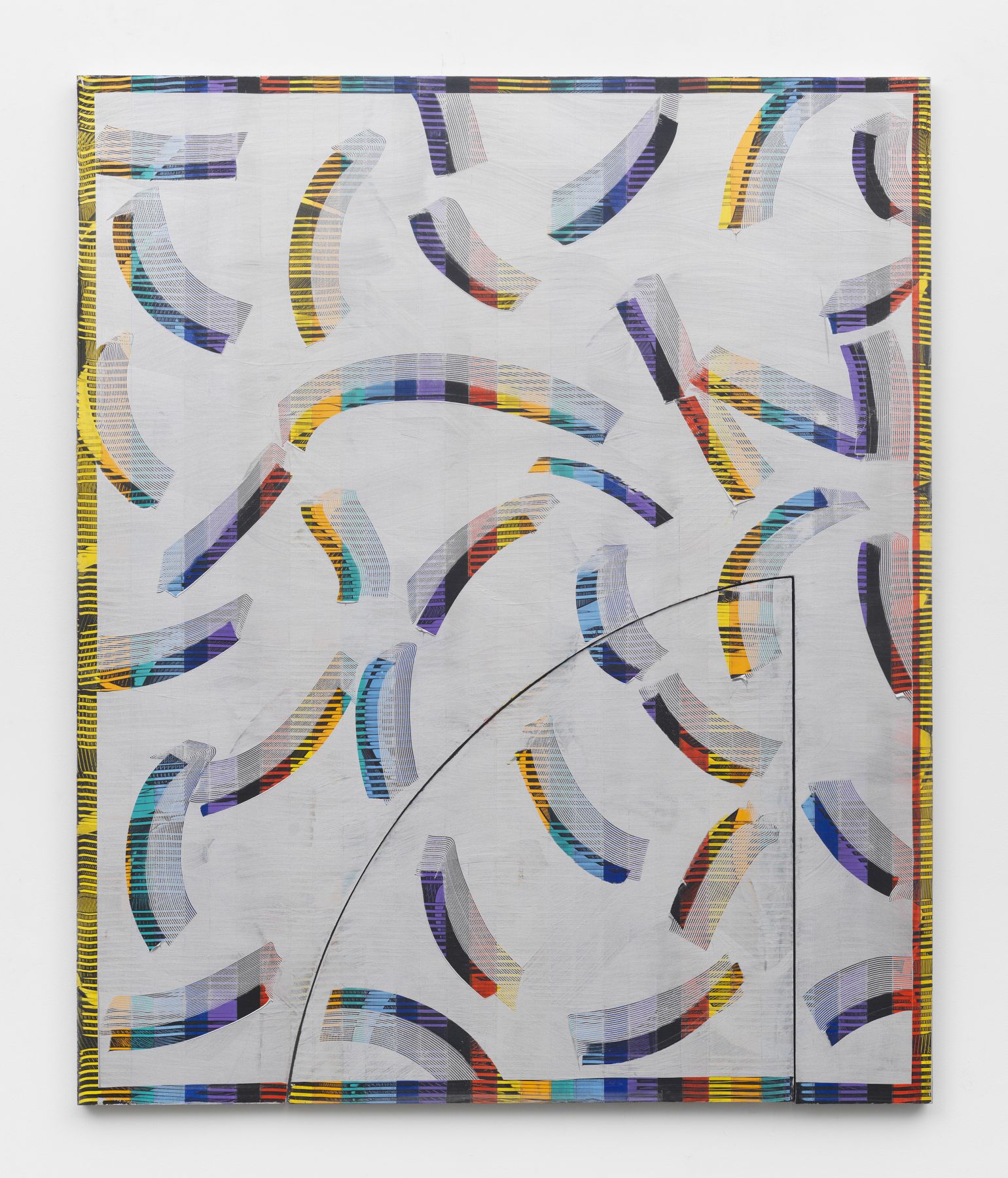 Mothership, 2018 Acrylic and oil on wood panel
