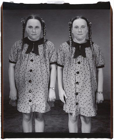 Cayla and Mylee Simmerman (from the Twins Series), 2001, Unique polaroid