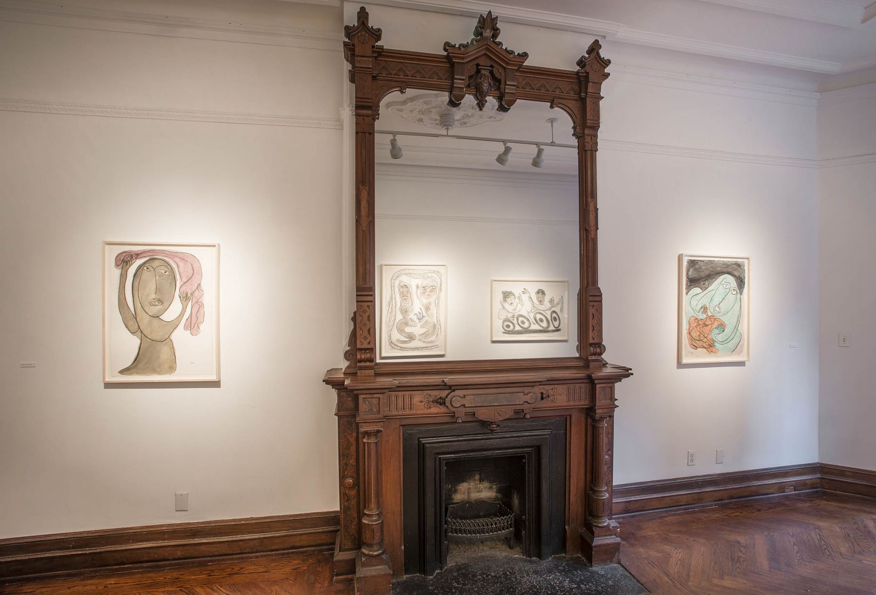 Works on Paper (Installation View), 118 East 64th Street, 2015