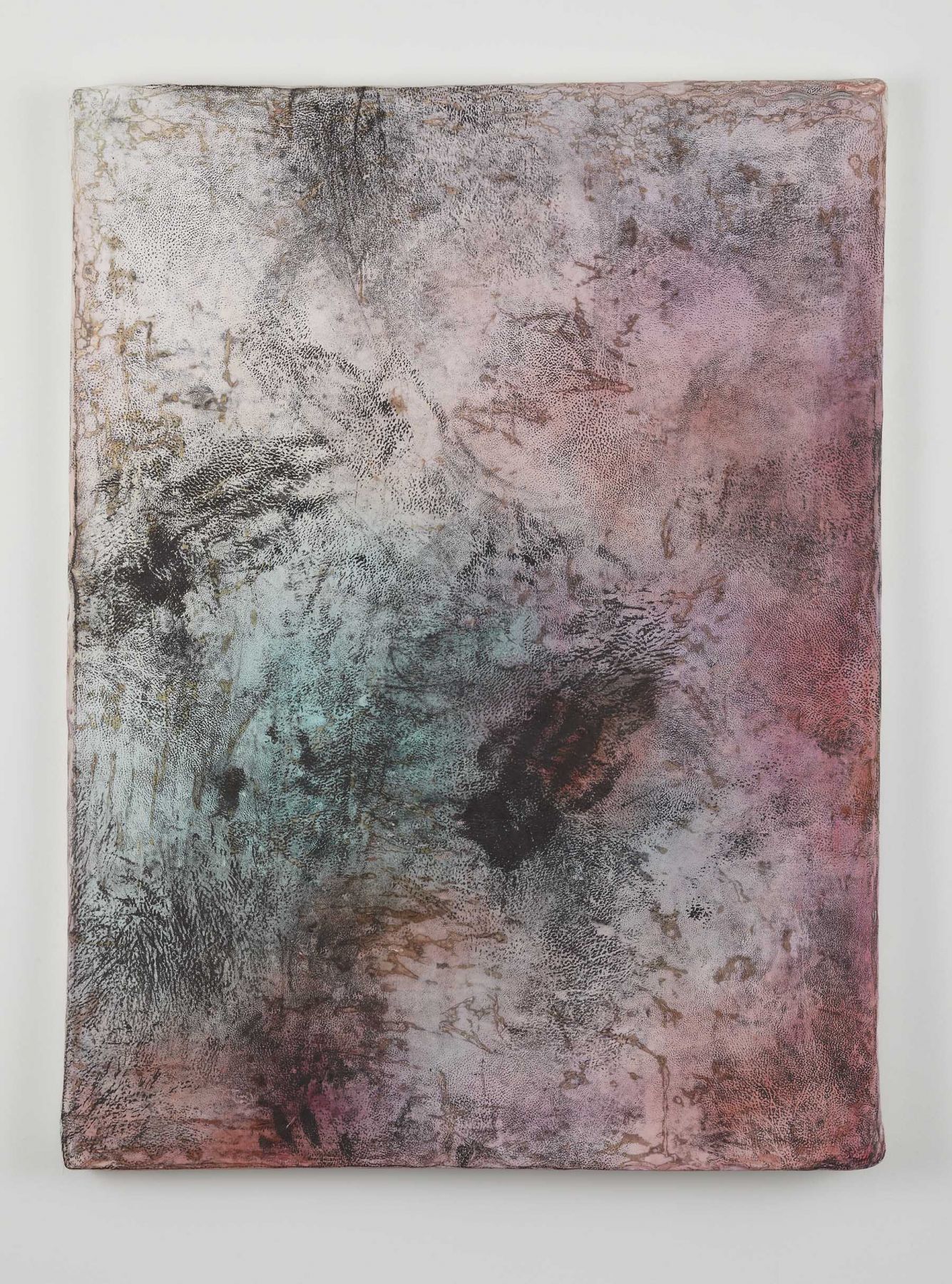 Margin Walker, 2011, Paper, aluminum, dry pigment, ink & wood