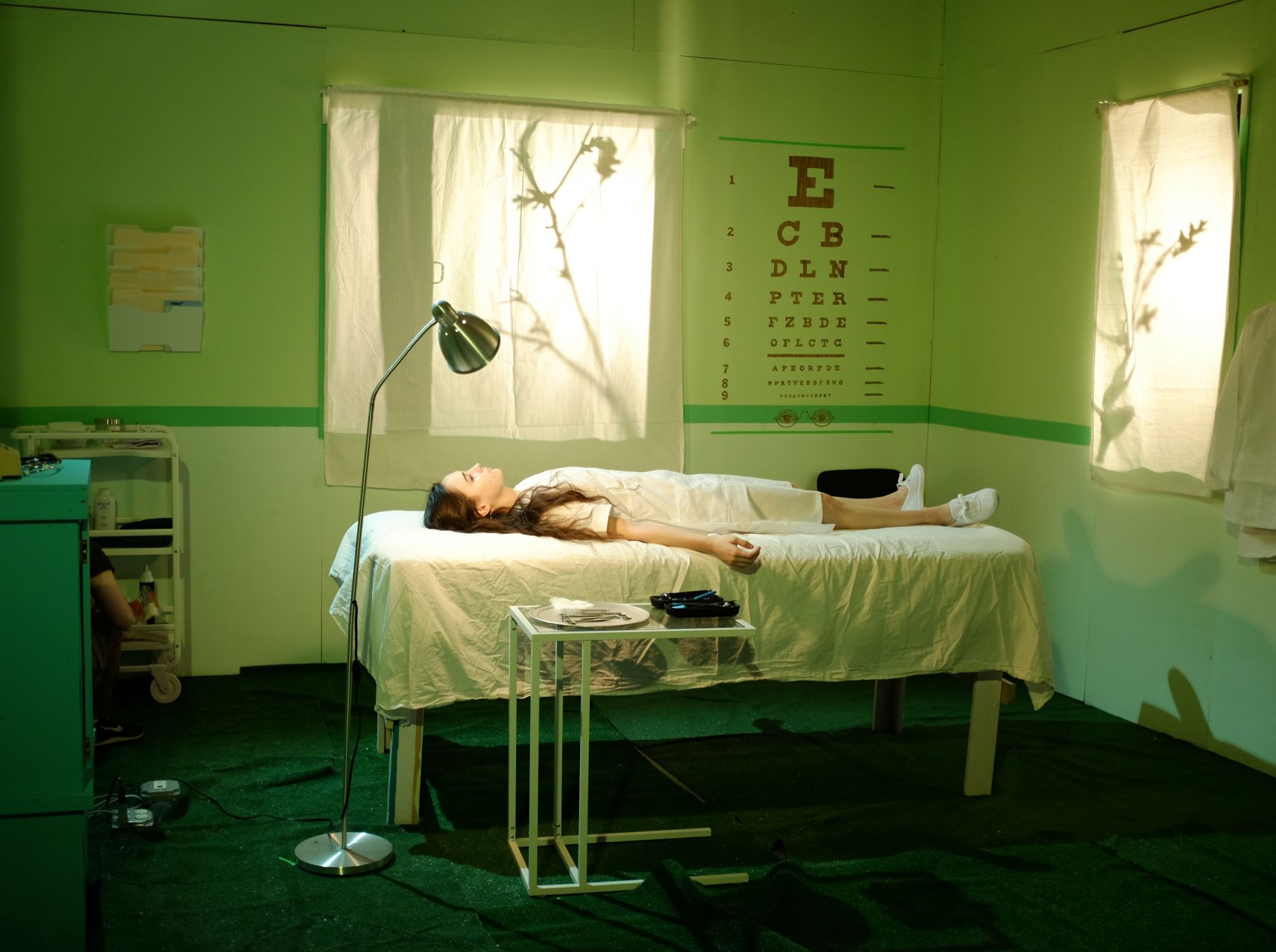 a film still from The White Wolf, a werewolf horror thriller film by Sue de beer