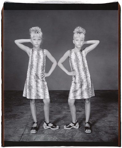 Tabitha and Tiffany Good (from the Twins Series), 2001, Unique polaroid