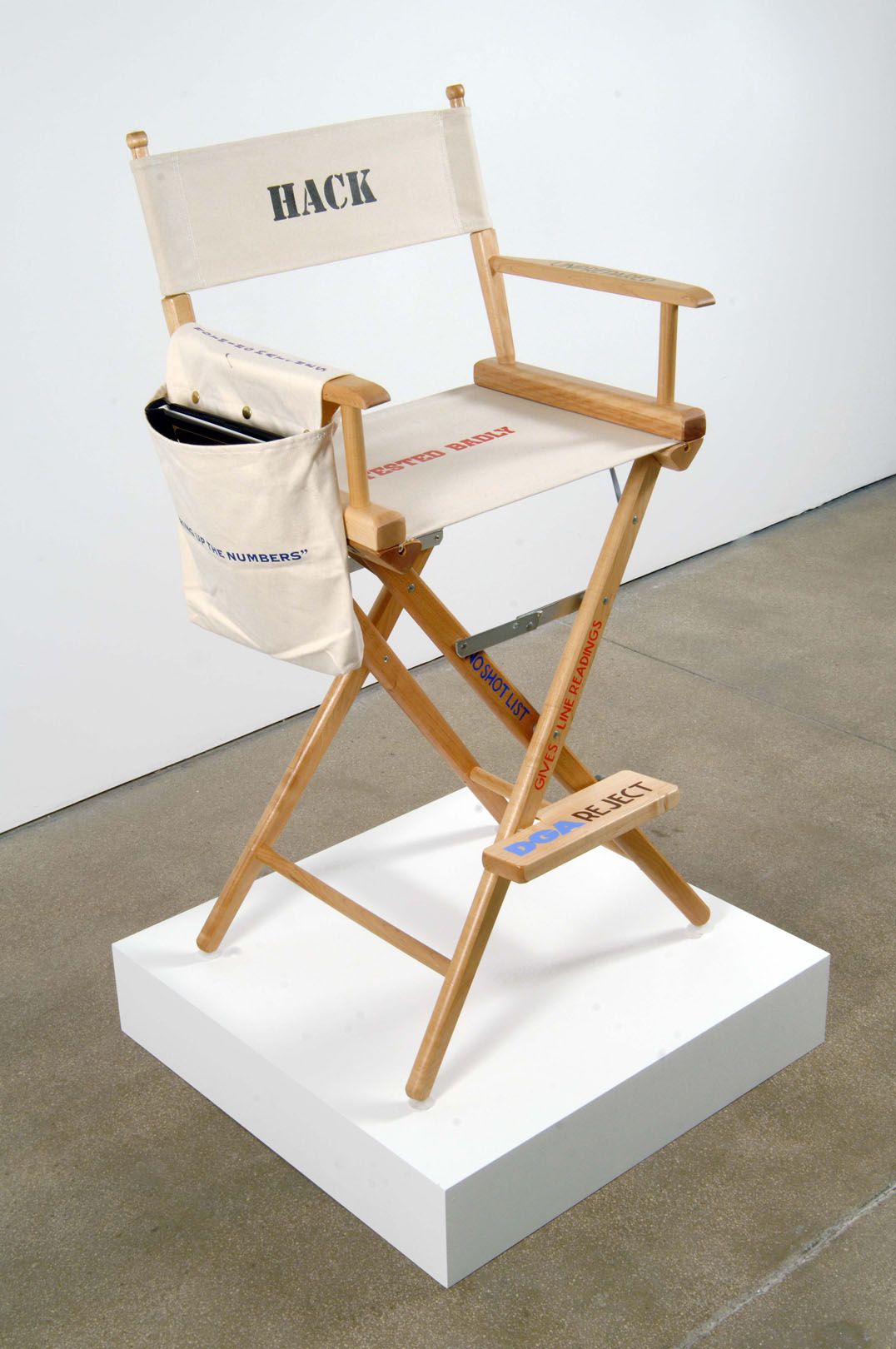 wood and canvas directors chair by john waters